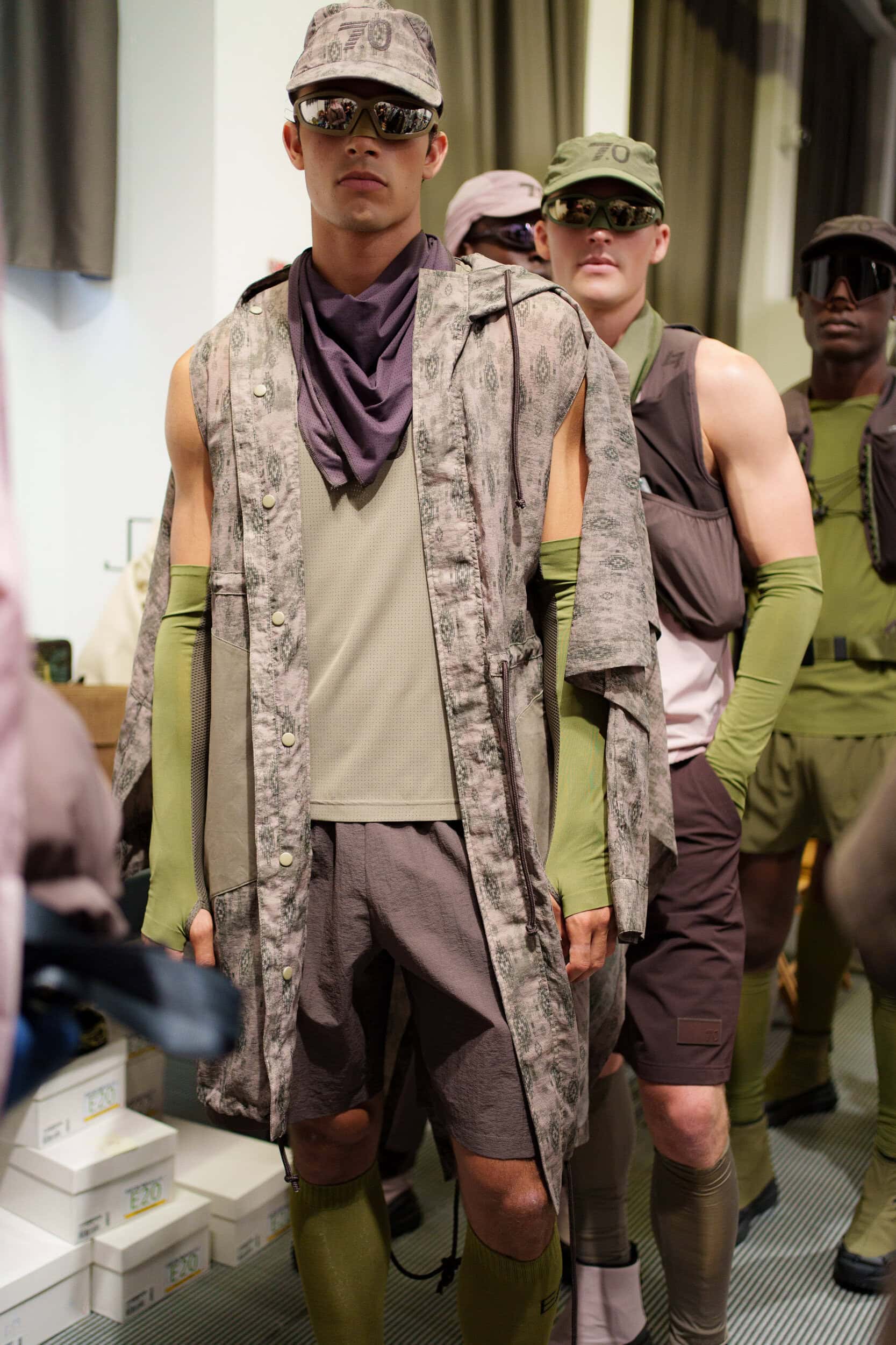 Emporio Armani Spring 2026 Men's Fashion Show Backstage
