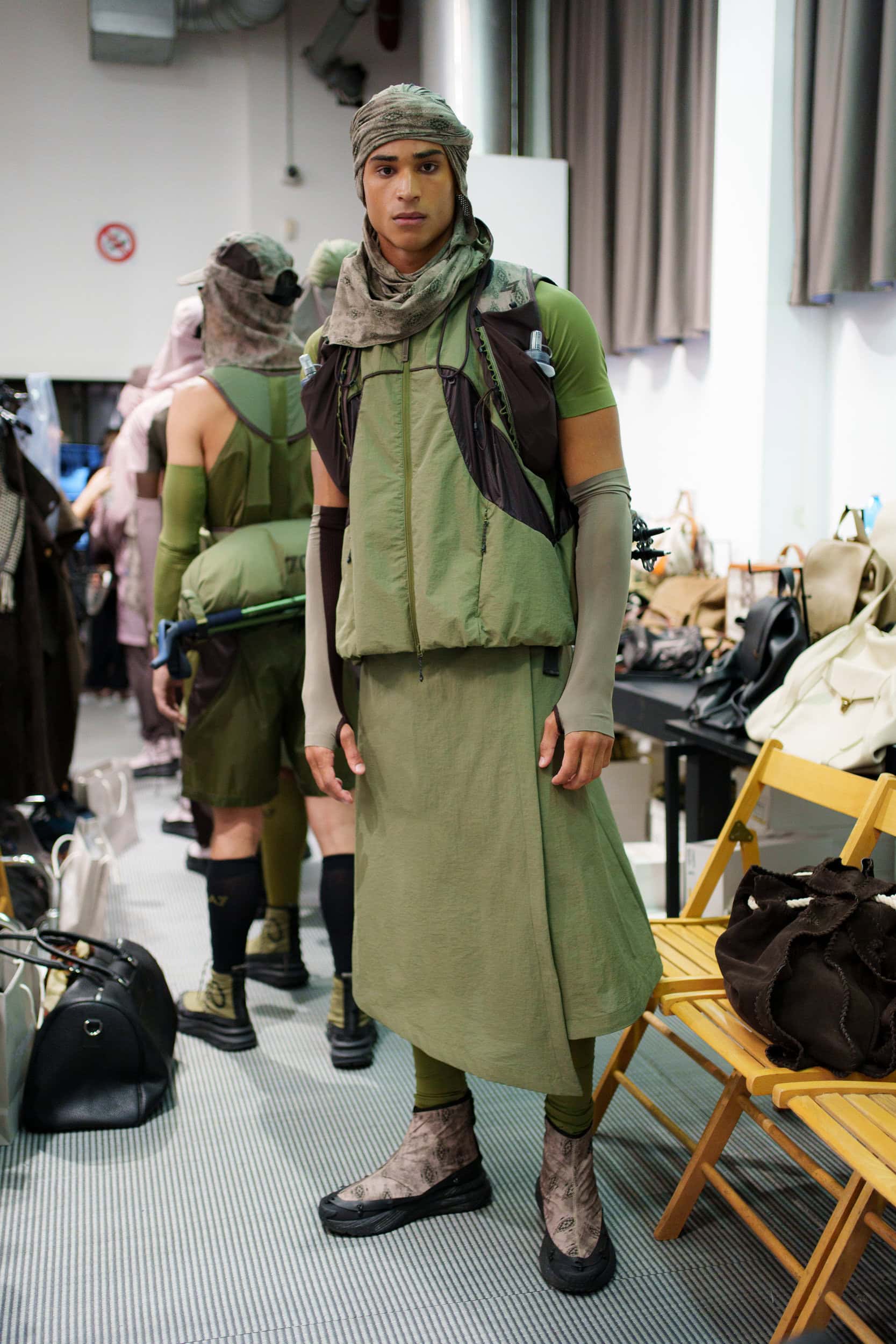 Emporio Armani Spring 2026 Men's Fashion Show Backstage