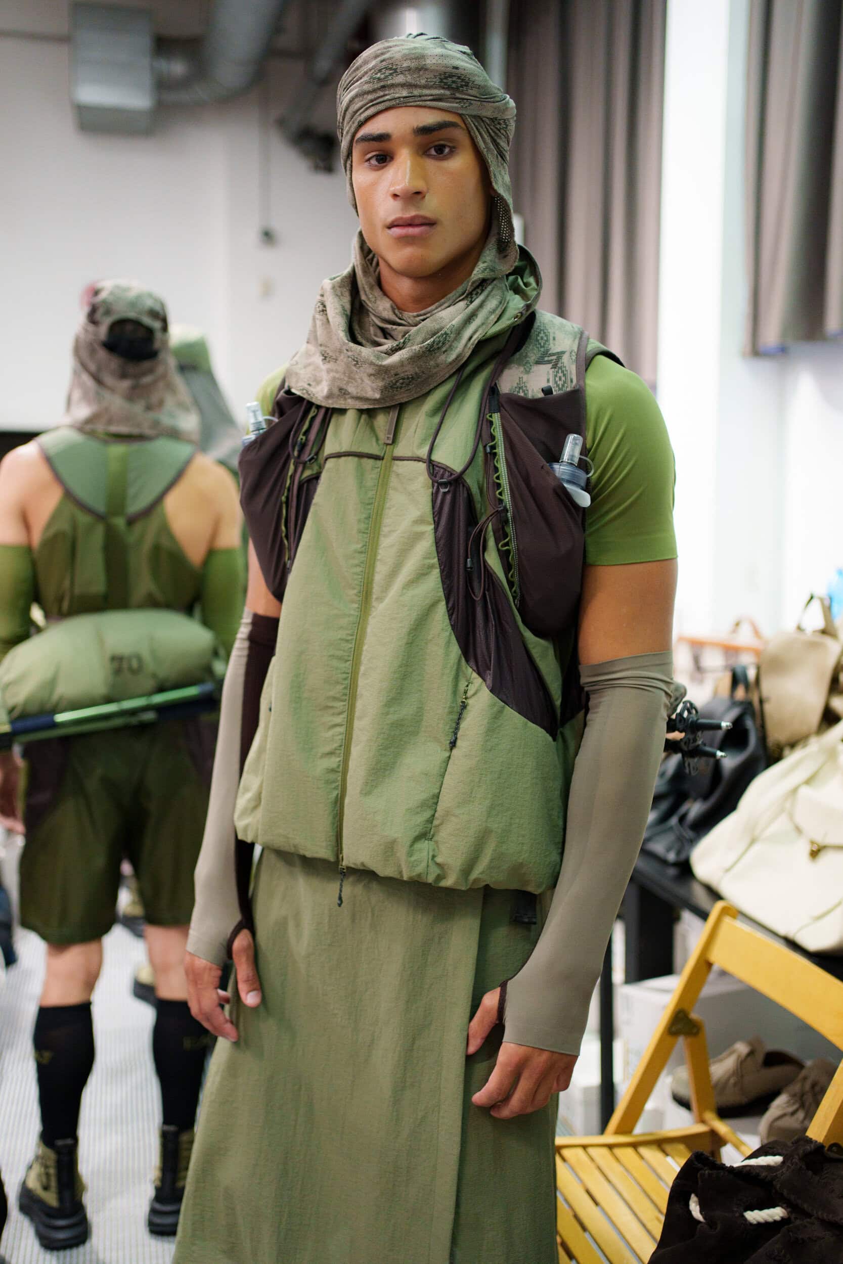 Emporio Armani Spring 2026 Men's Fashion Show Backstage