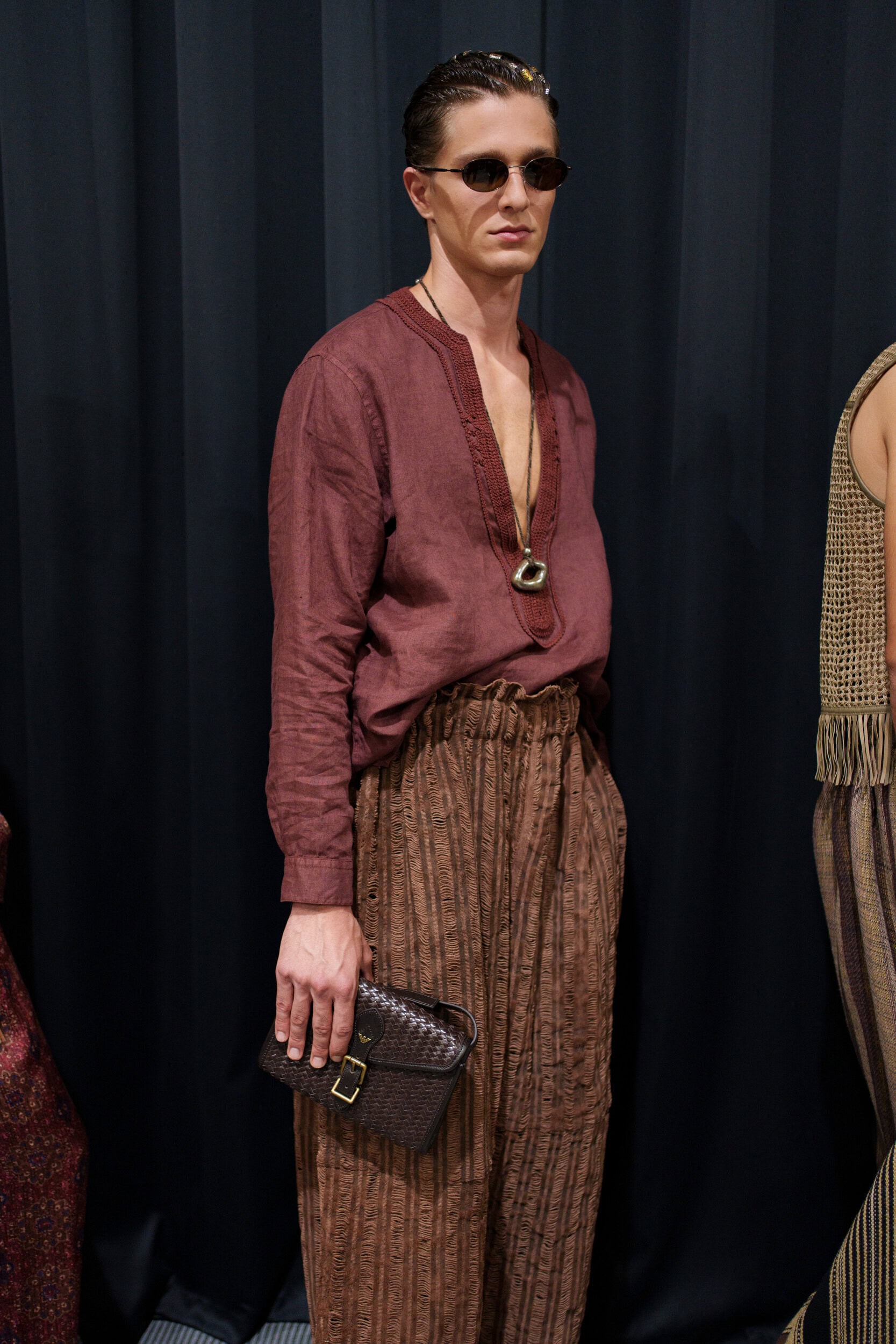 Emporio Armani Spring 2026 Men's Fashion Show Backstage