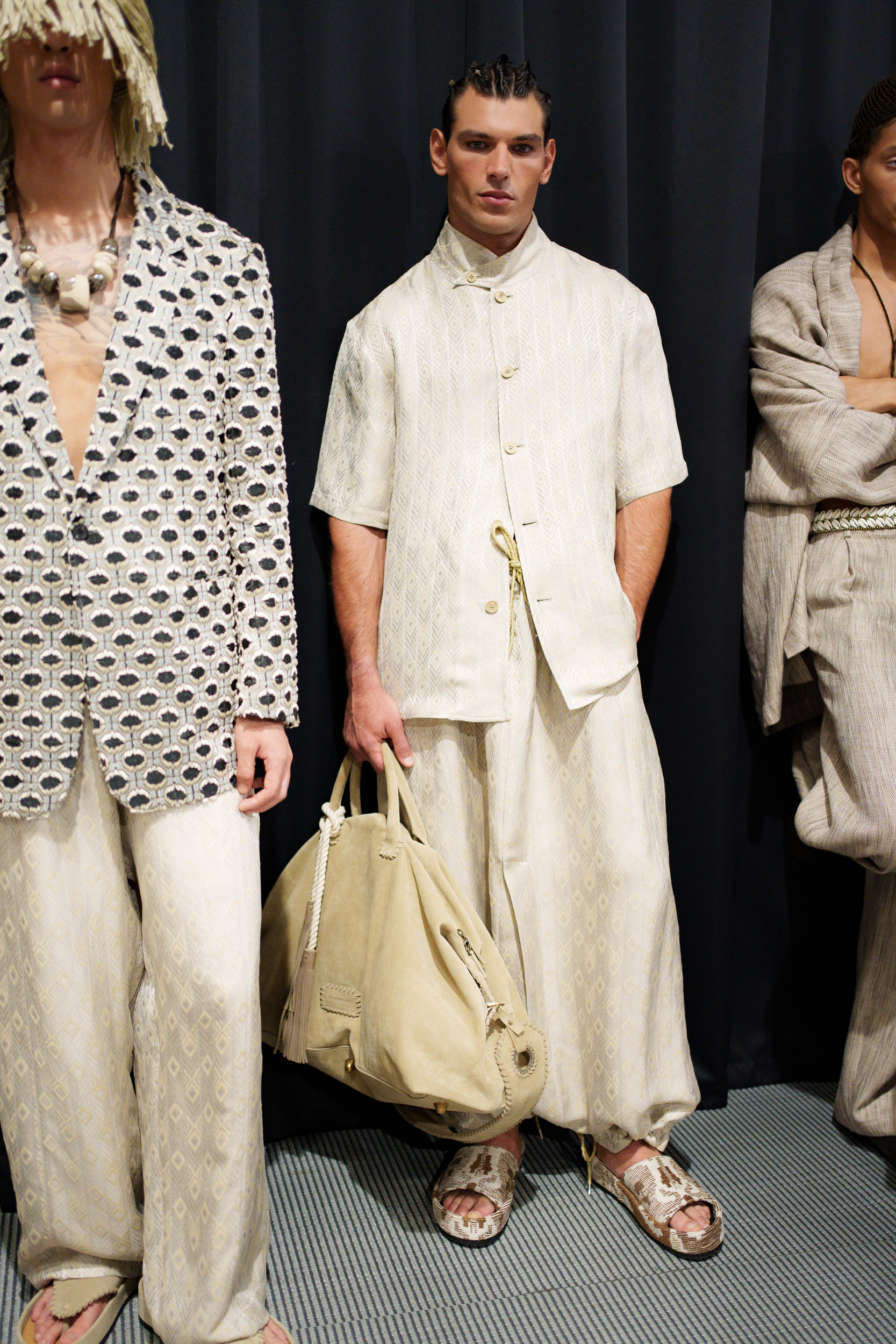 Emporio Armani Spring 2026 Men's Fashion Show Backstage