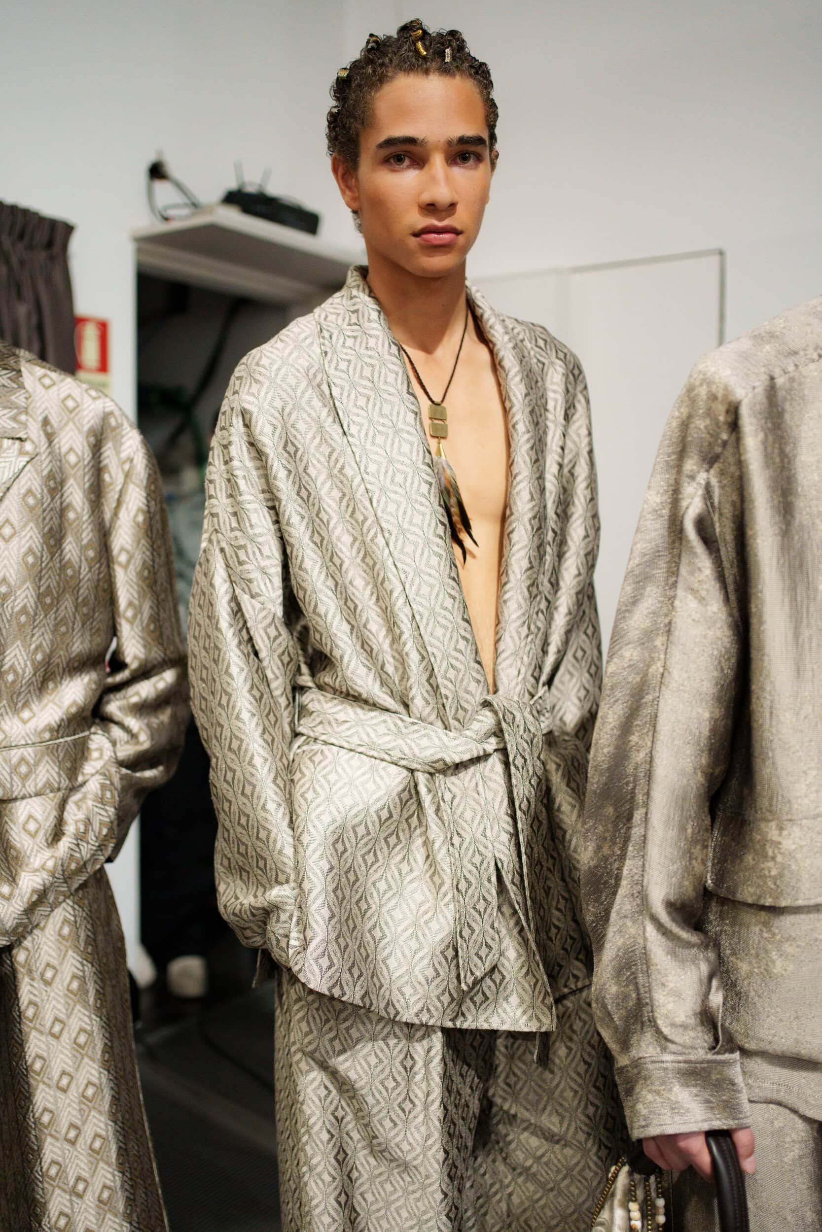 Emporio Armani Spring 2026 Men's Fashion Show Backstage