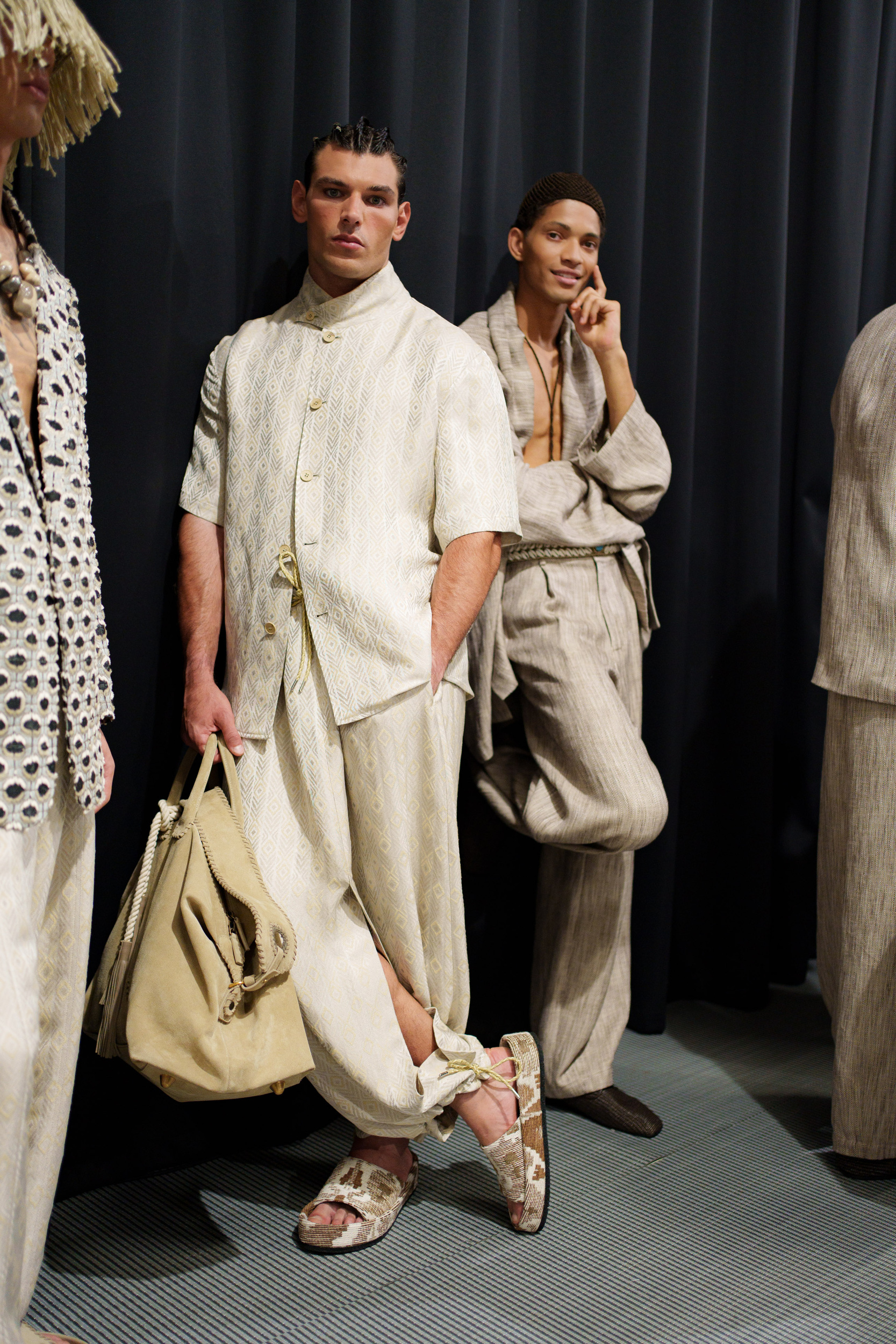 Emporio Armani Spring 2026 Men's Fashion Show Backstage
