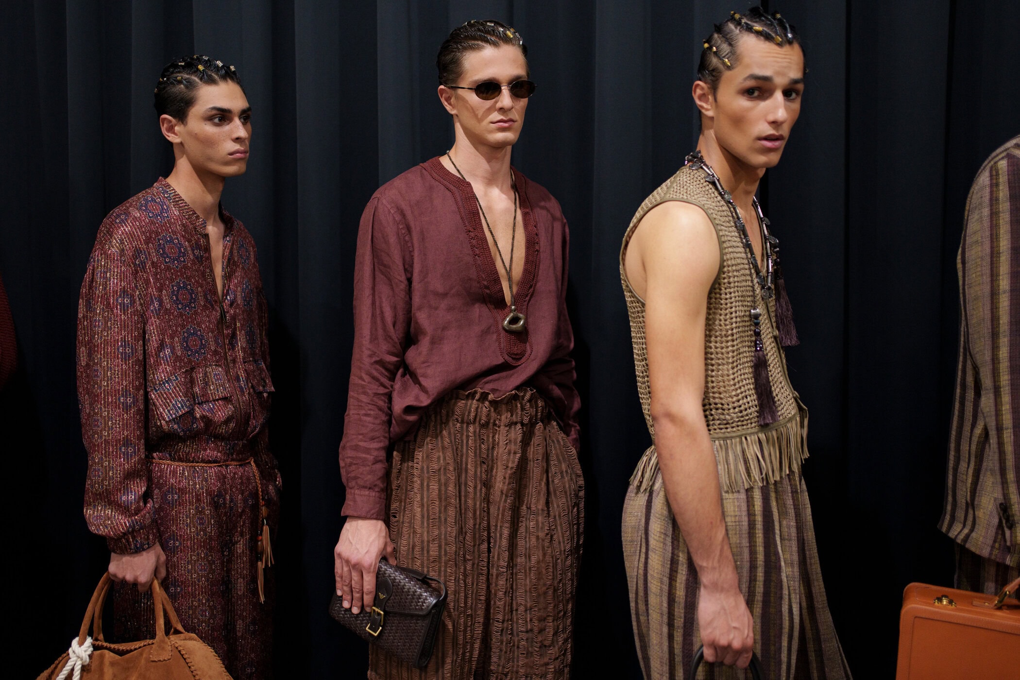 Emporio Armani Spring 2026 Men's Fashion Show Backstage