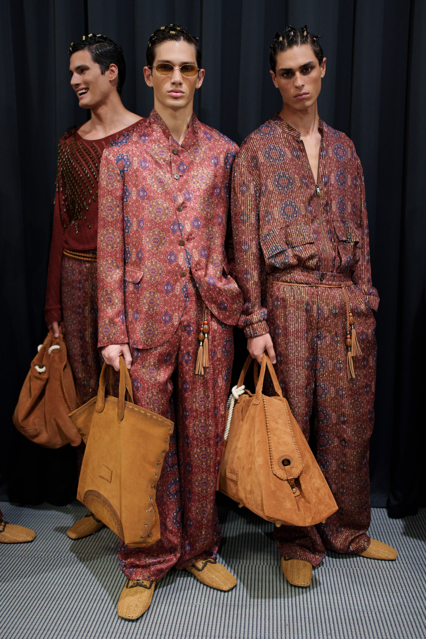 Emporio Armani Spring 2026 Men's Fashion Show Backstage