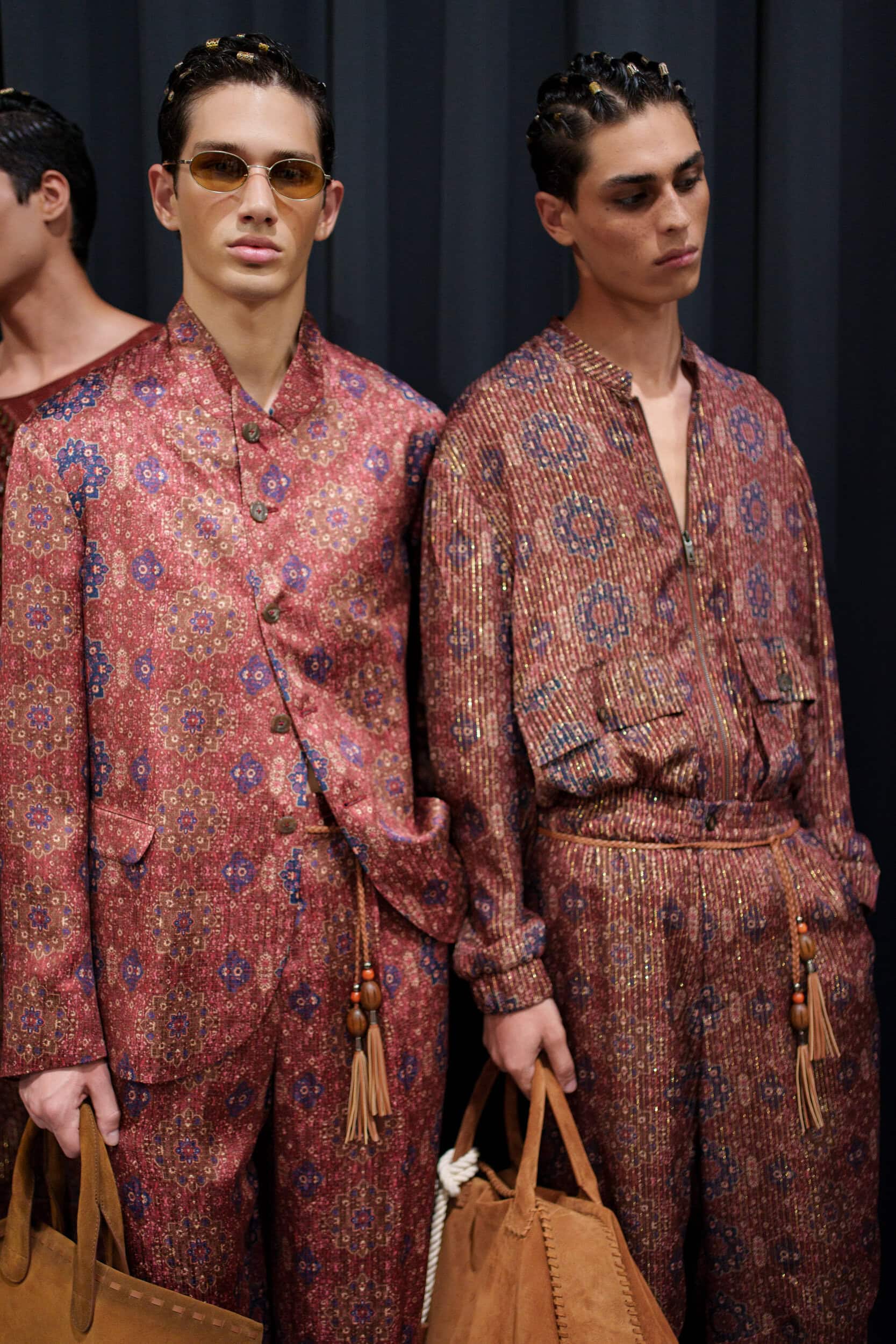 Emporio Armani Spring 2026 Men's Fashion Show Backstage