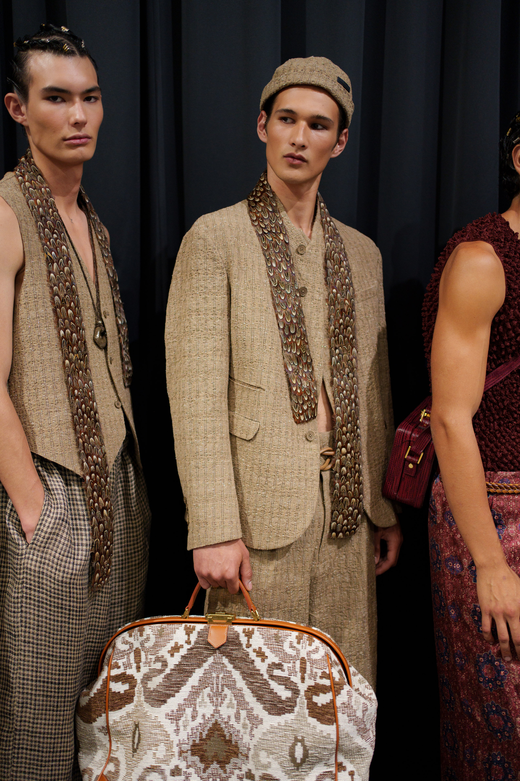 Emporio Armani Spring 2026 Men's Fashion Show Backstage
