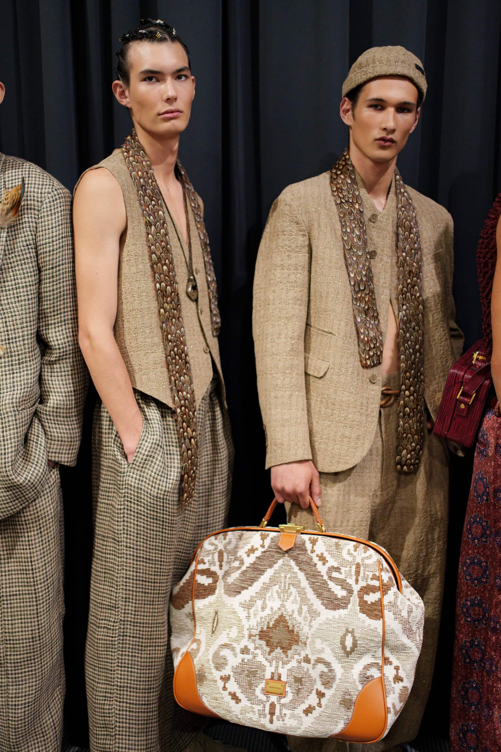 Emporio Armani Spring 2026 Men's Fashion Show Backstage