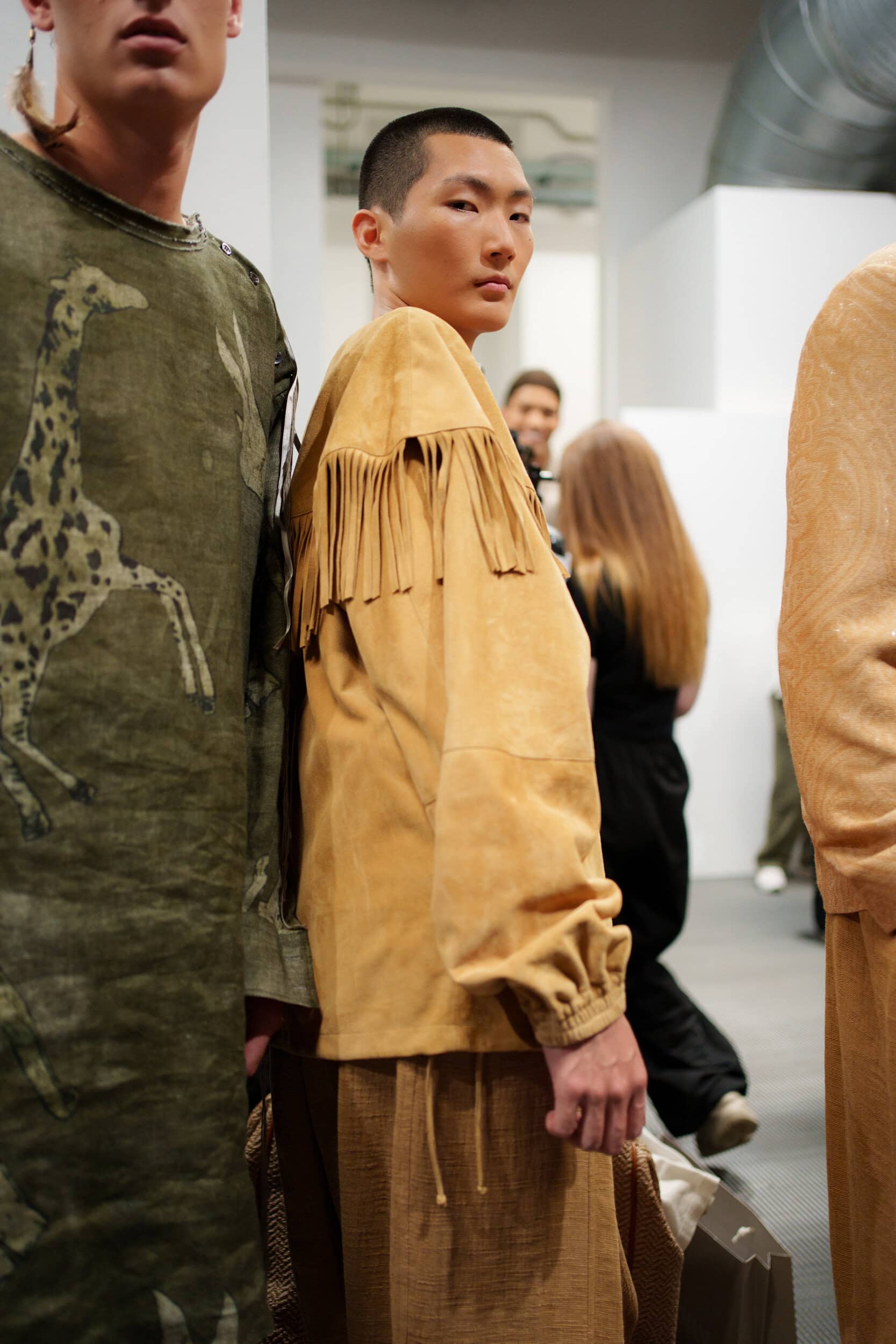 Emporio Armani Spring 2026 Men's Fashion Show Backstage