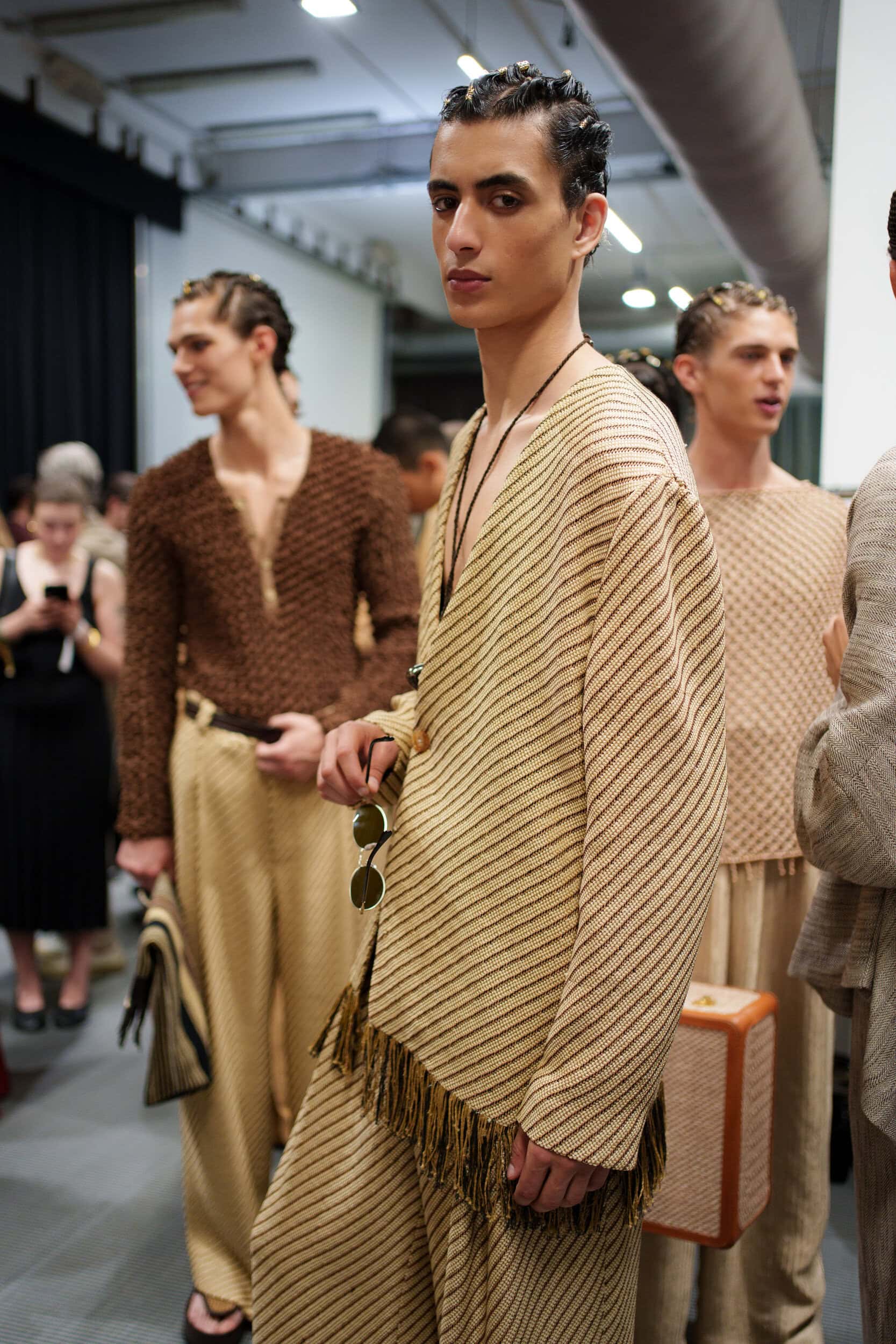 Emporio Armani Spring 2026 Men's Fashion Show Backstage