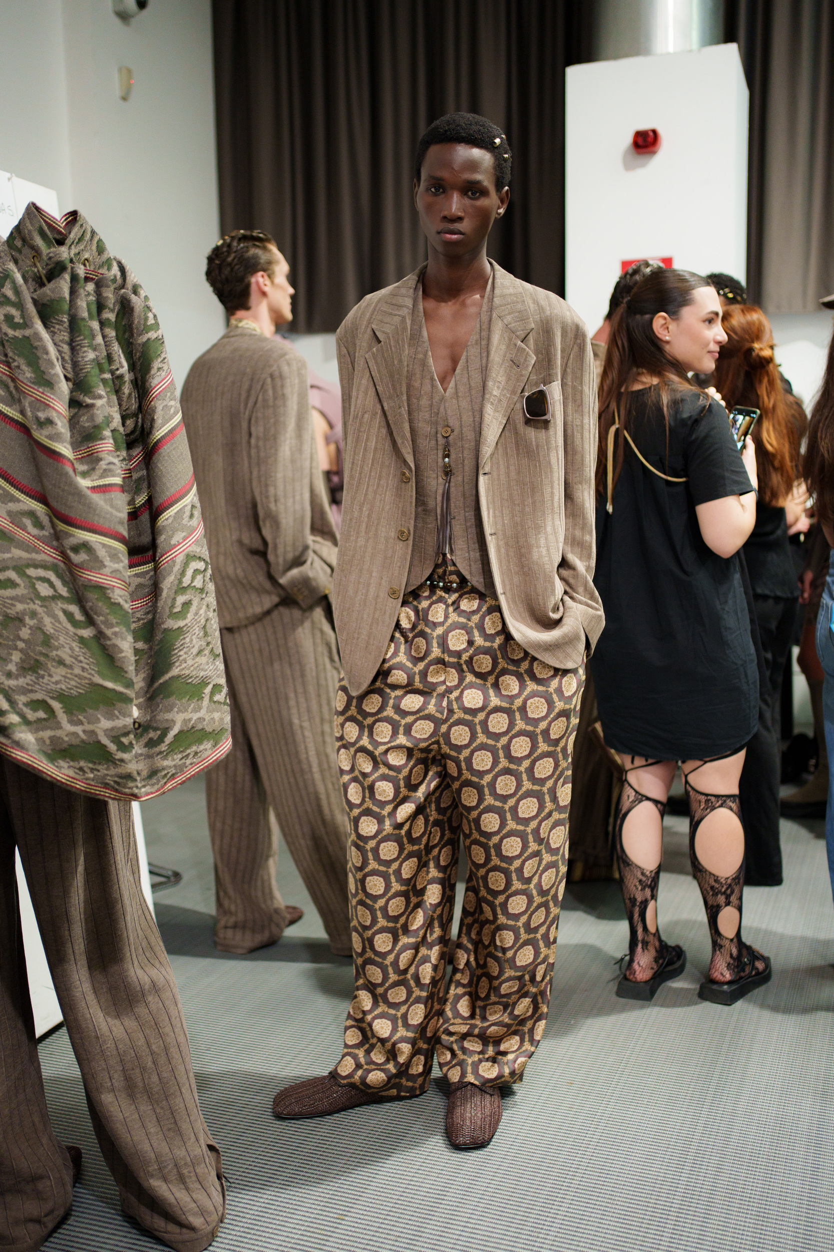 Emporio Armani Spring 2026 Men's Fashion Show Backstage