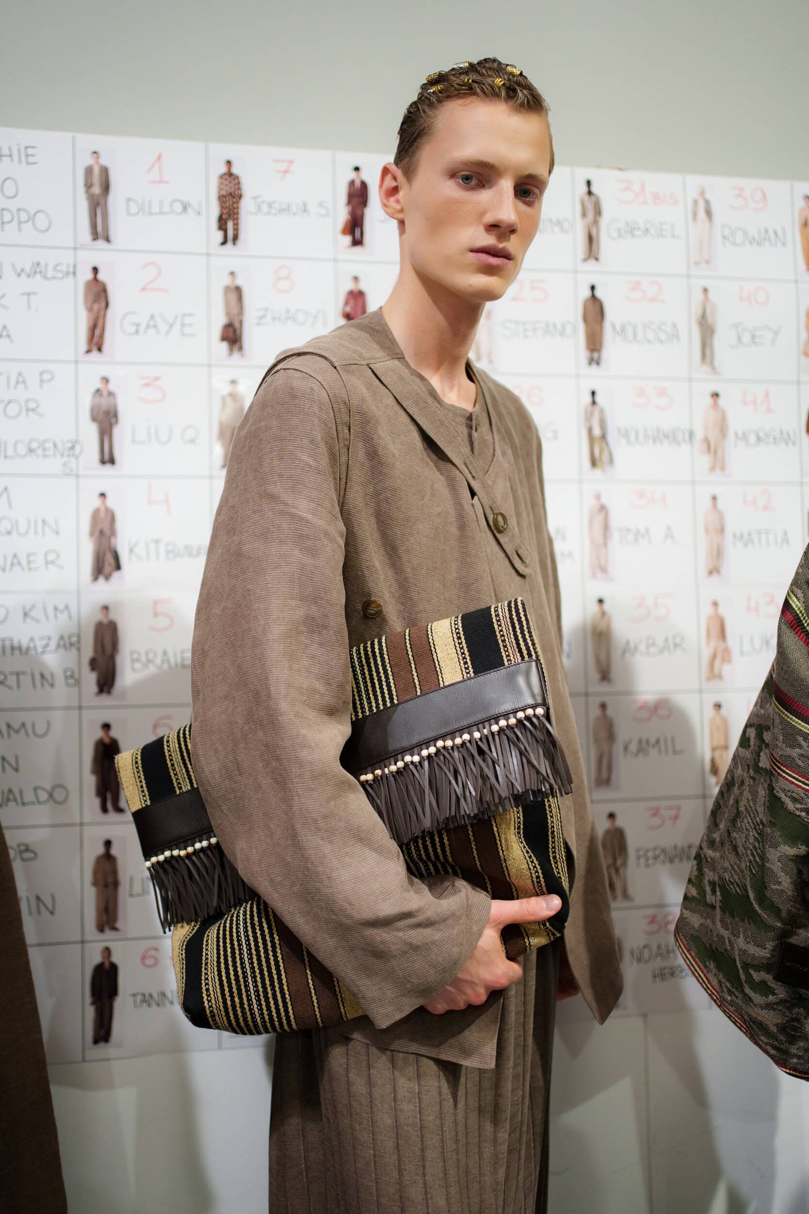 Emporio Armani Spring 2026 Men's Fashion Show Backstage