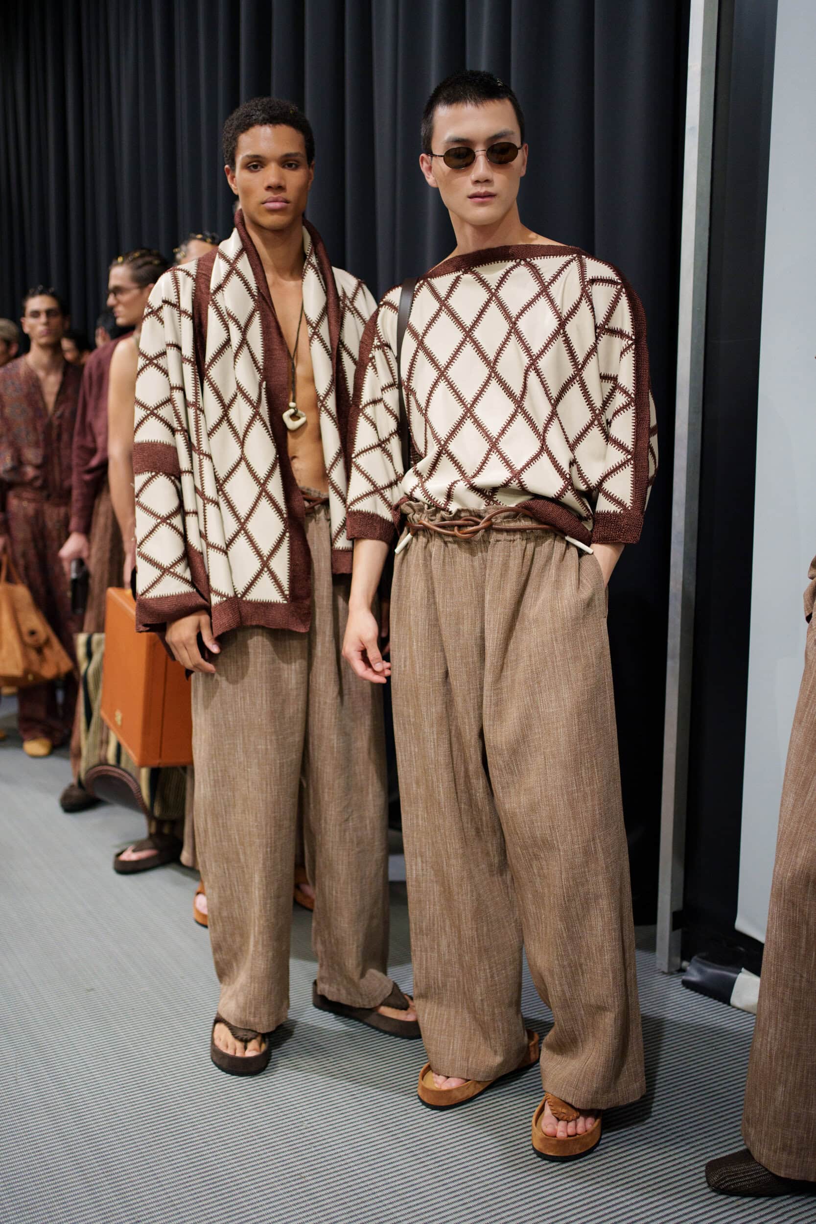 Emporio Armani Spring 2026 Men's Fashion Show Backstage