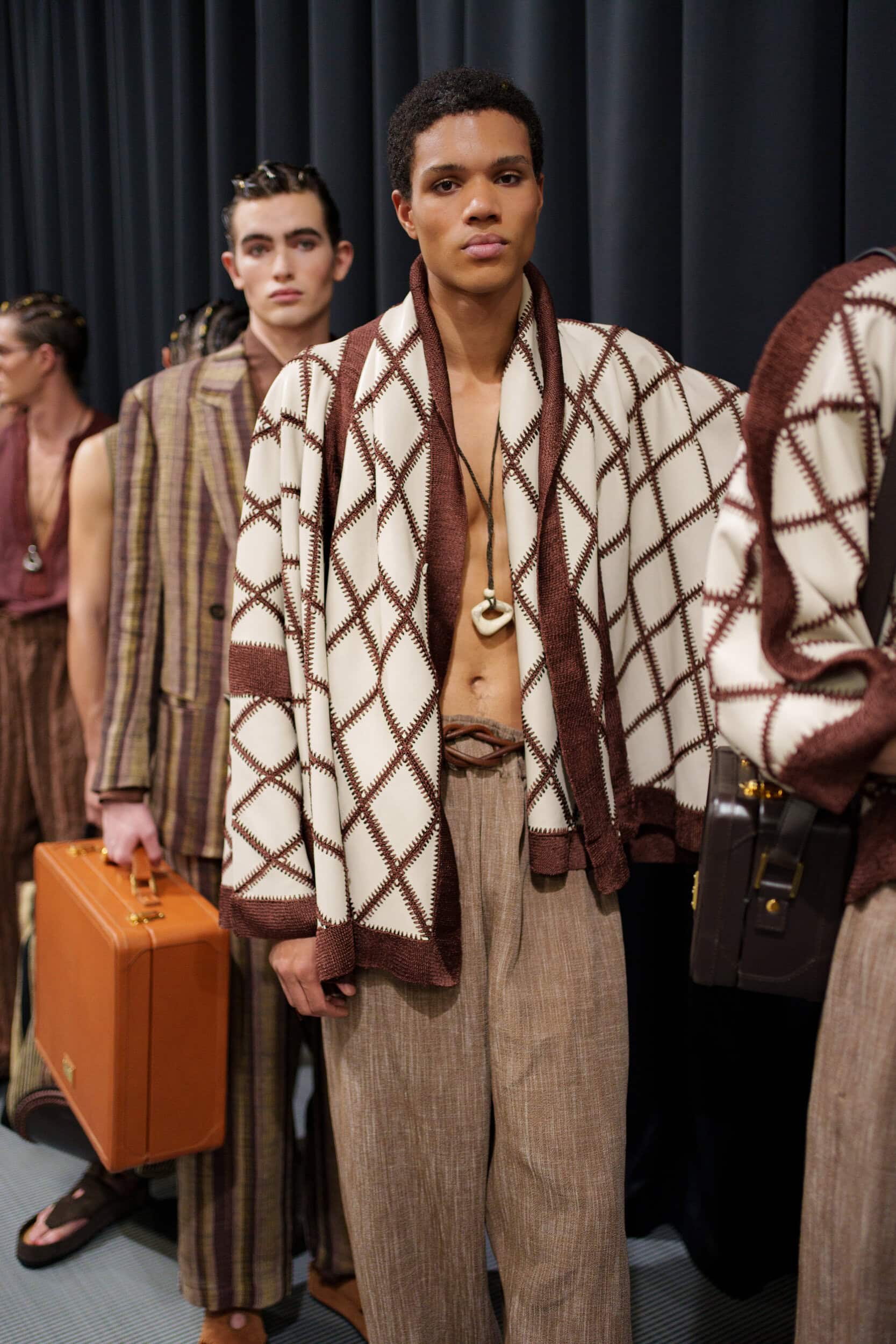Emporio Armani Spring 2026 Men's Fashion Show Backstage