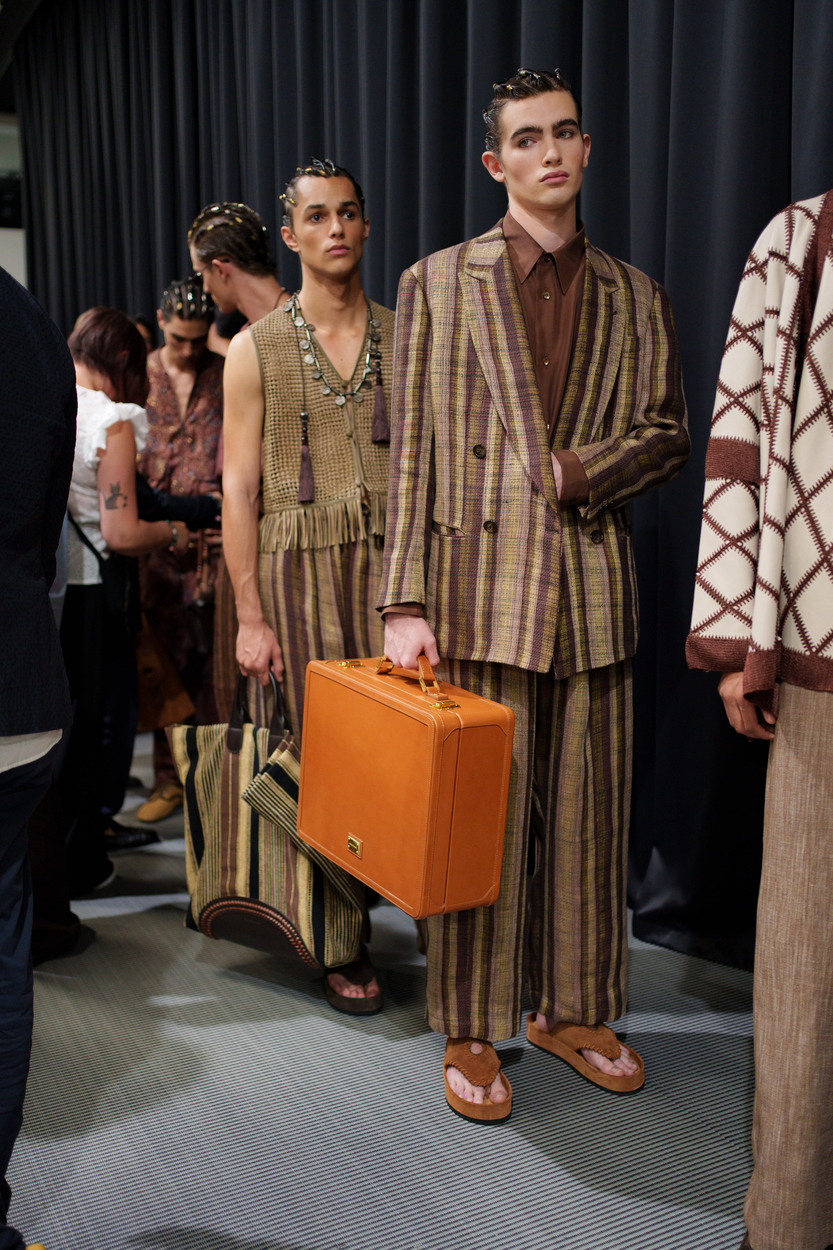 Emporio Armani Spring 2026 Men's Fashion Show Backstage