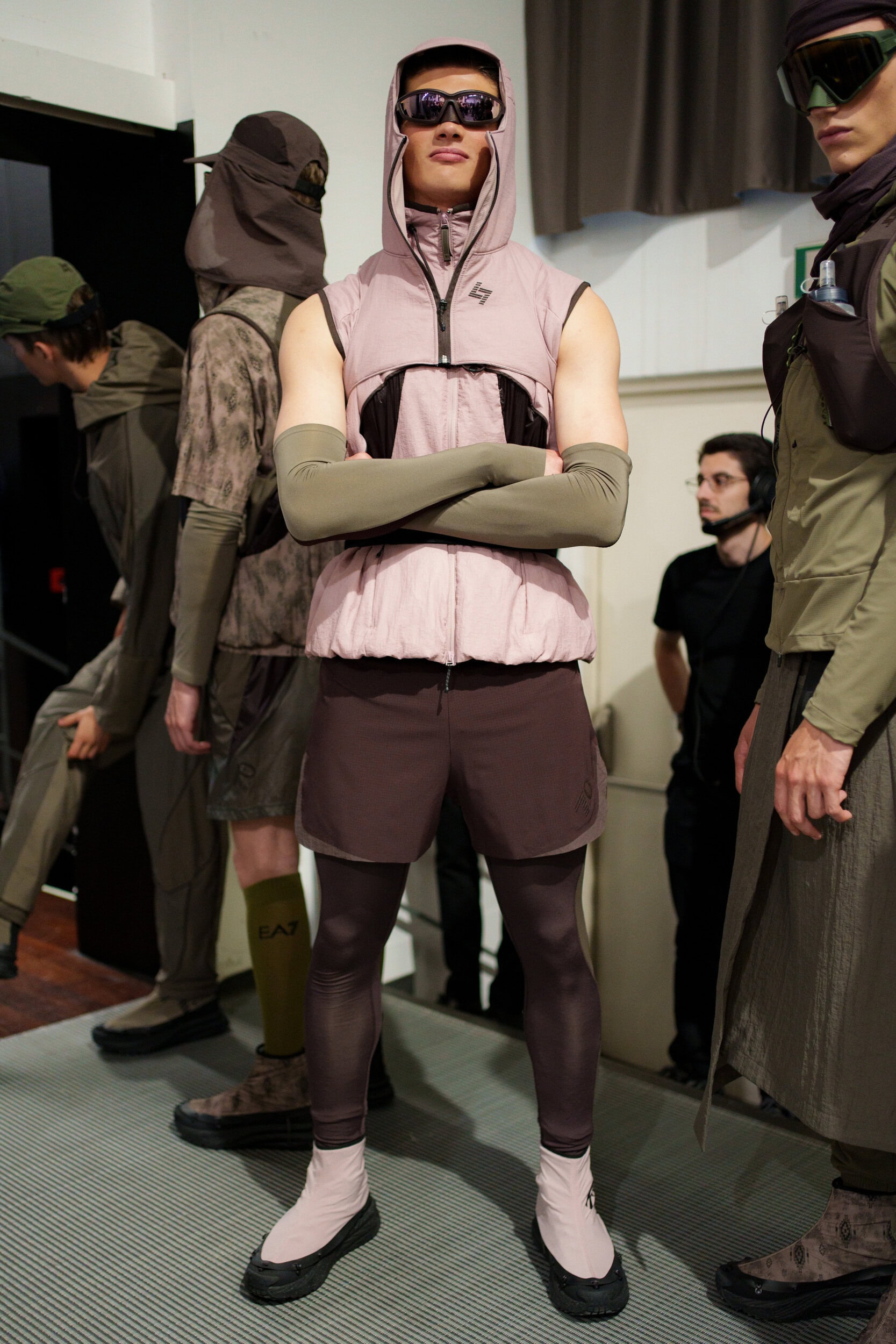Emporio Armani Spring 2026 Men's Fashion Show Backstage