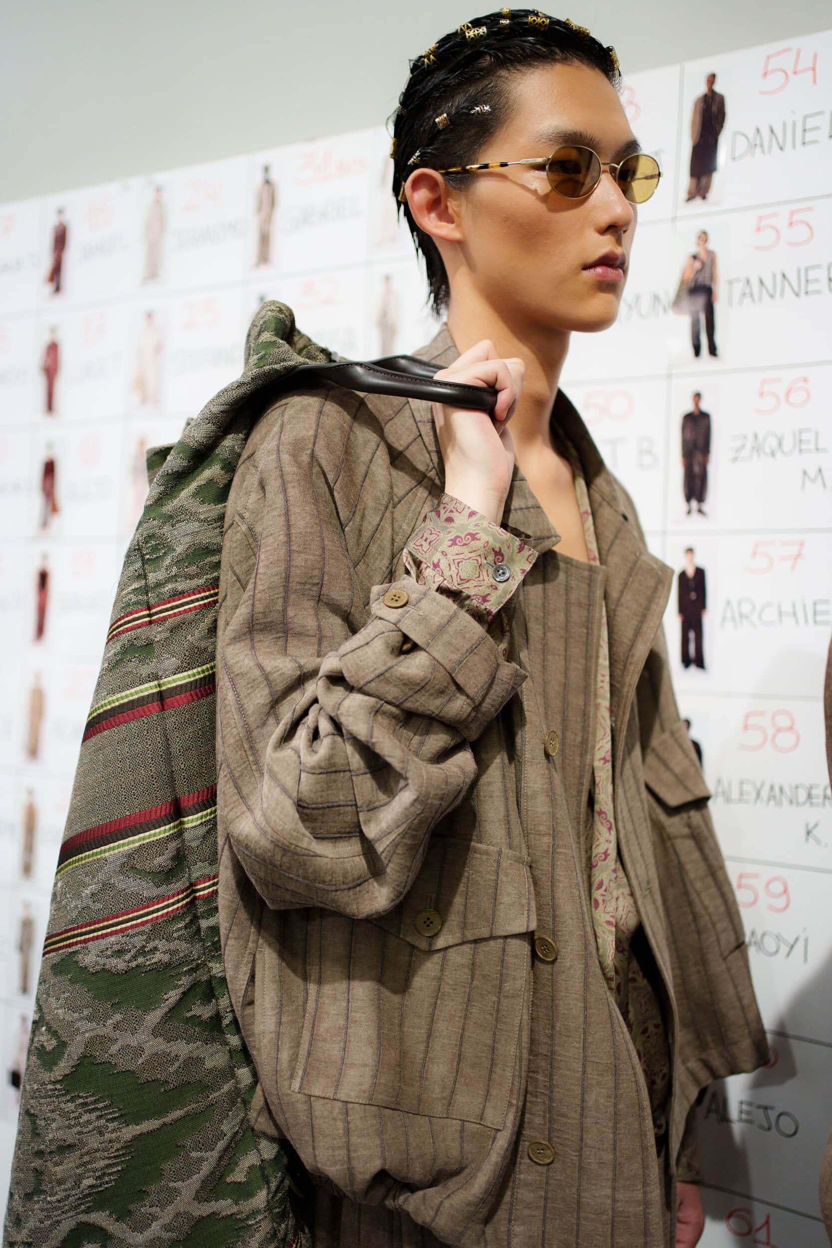 Emporio Armani Spring 2026 Men's Fashion Show Backstage