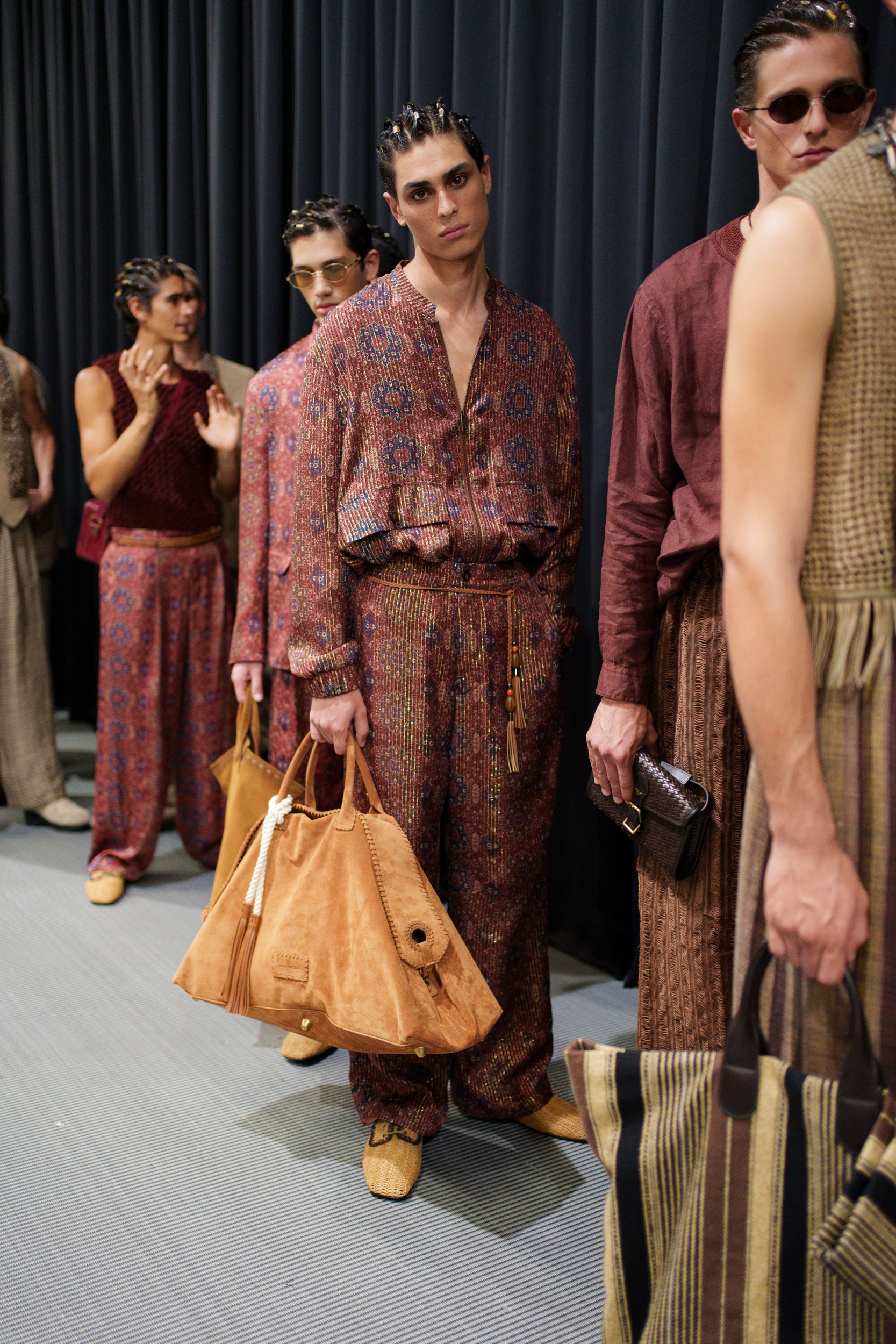 Emporio Armani Spring 2026 Men's Fashion Show Backstage