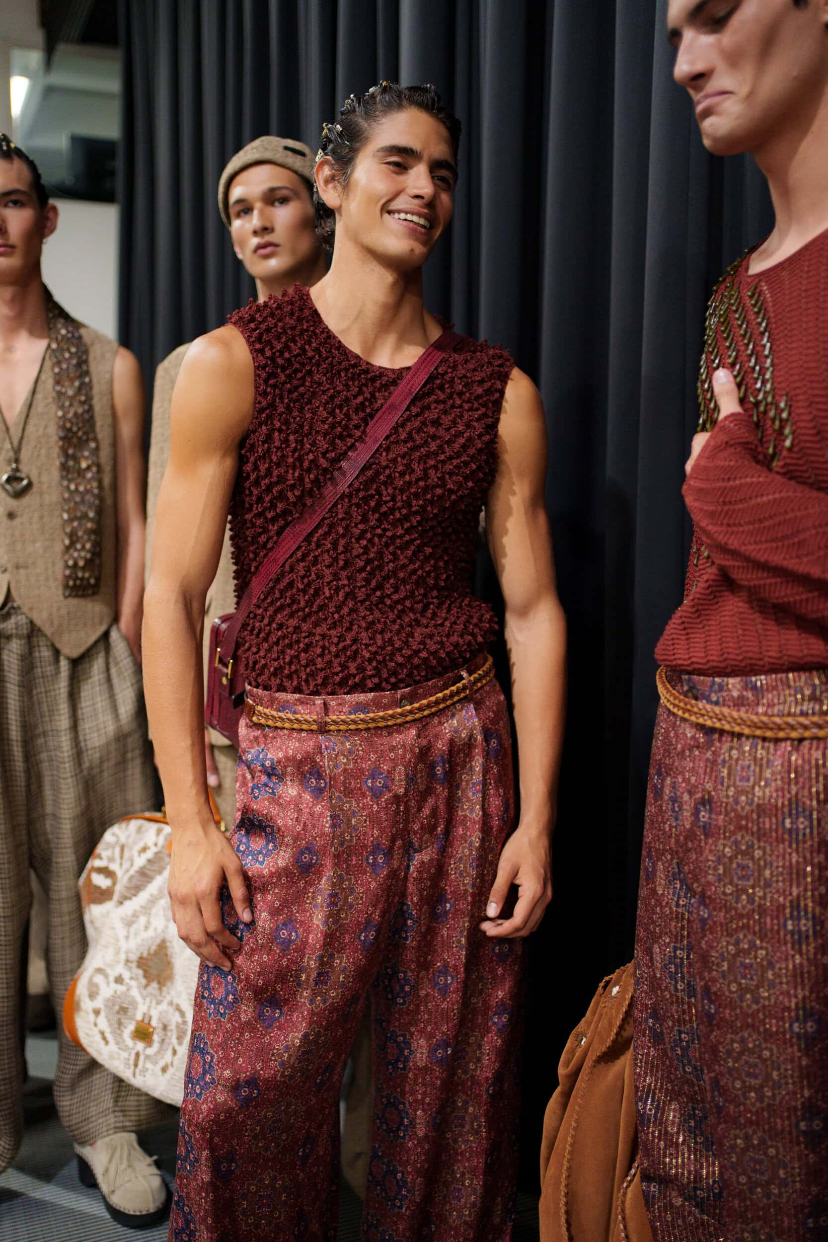 Emporio Armani Spring 2026 Men's Fashion Show Backstage
