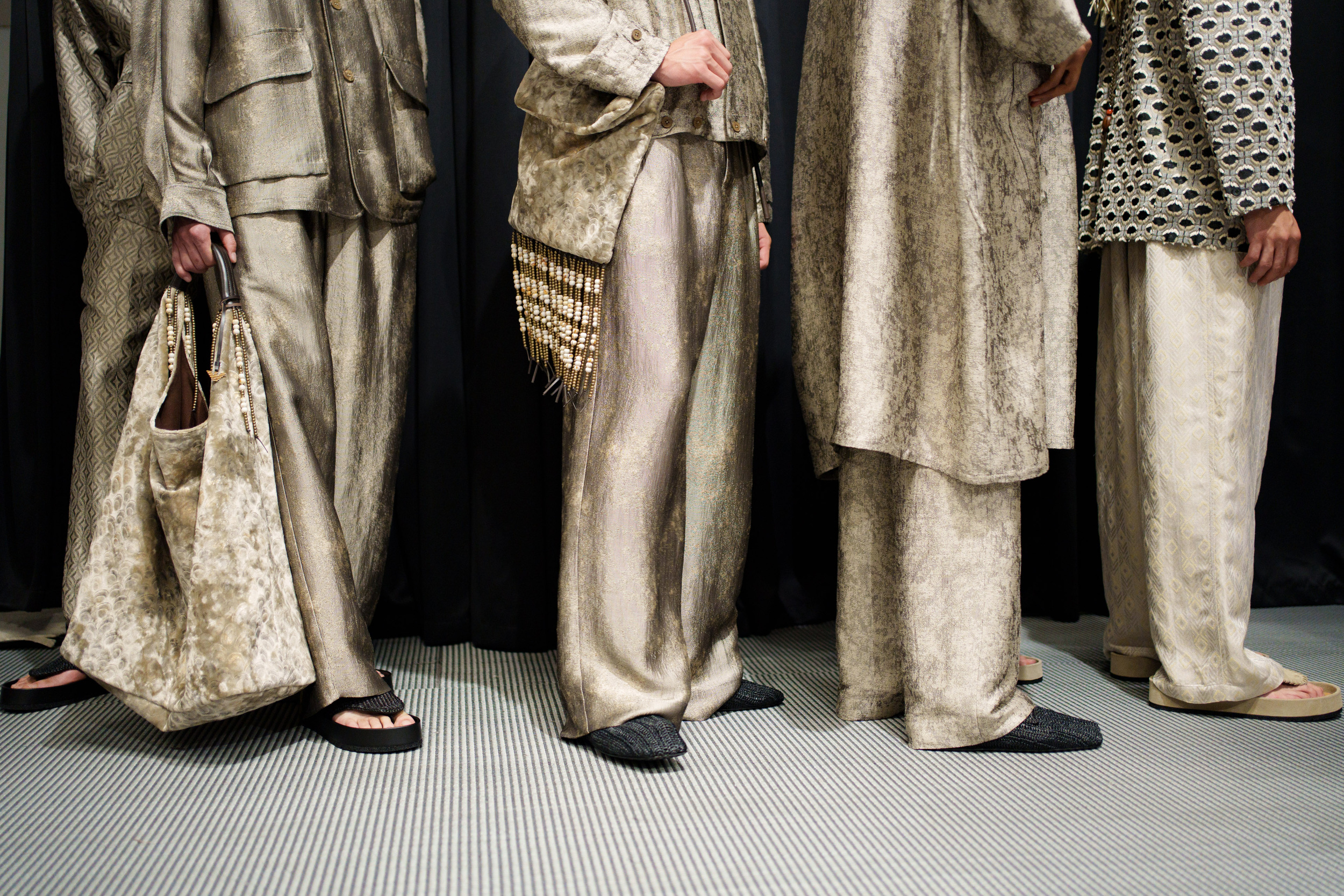 Emporio Armani Spring 2026 Men's Fashion Show Backstage