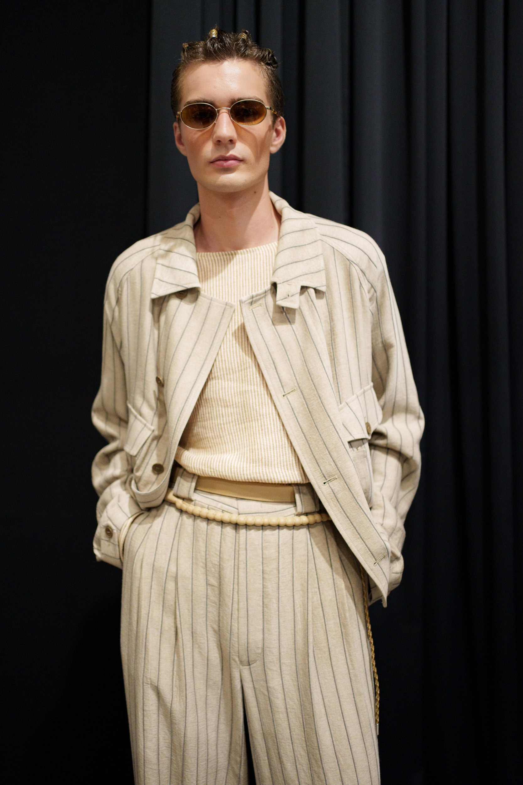 Emporio Armani Spring 2026 Men's Fashion Show Backstage