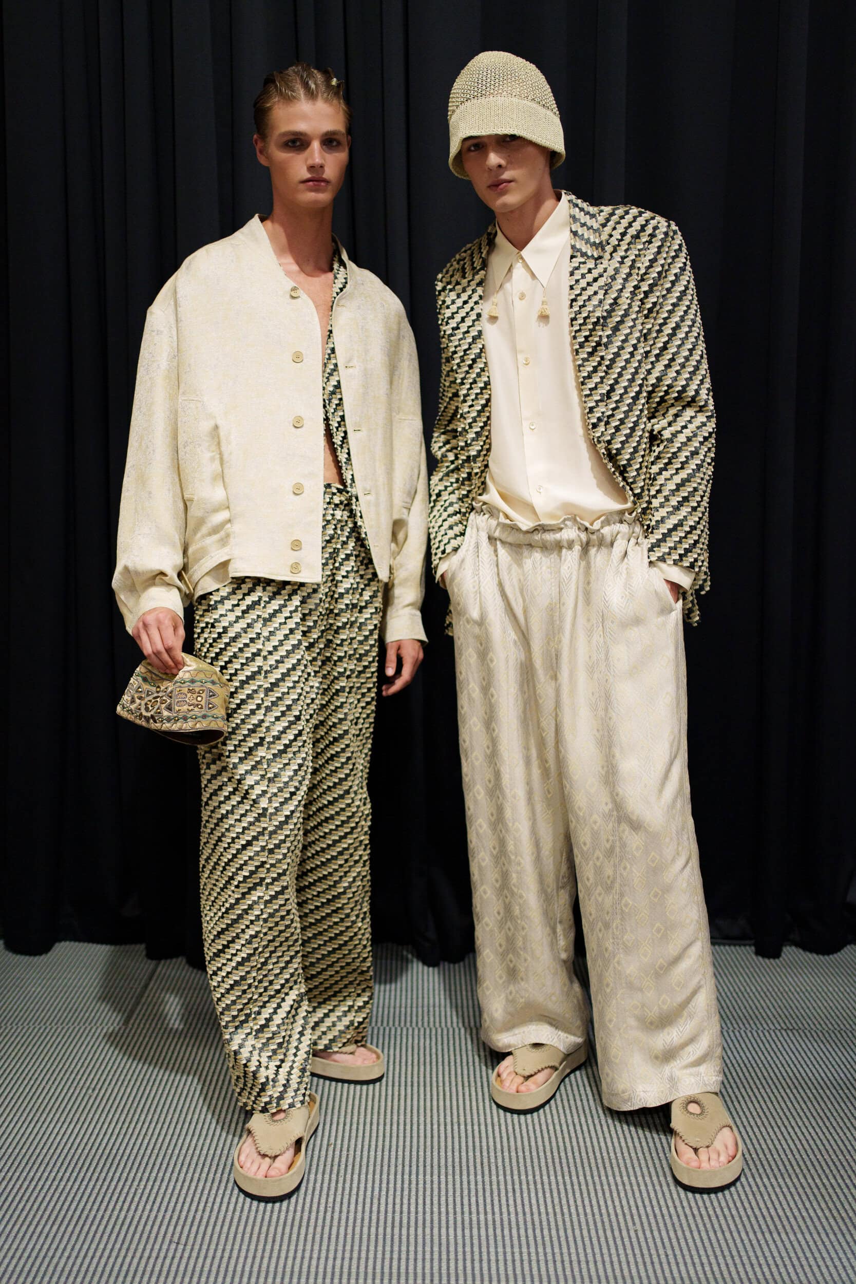 Emporio Armani Spring 2026 Men's Fashion Show Backstage
