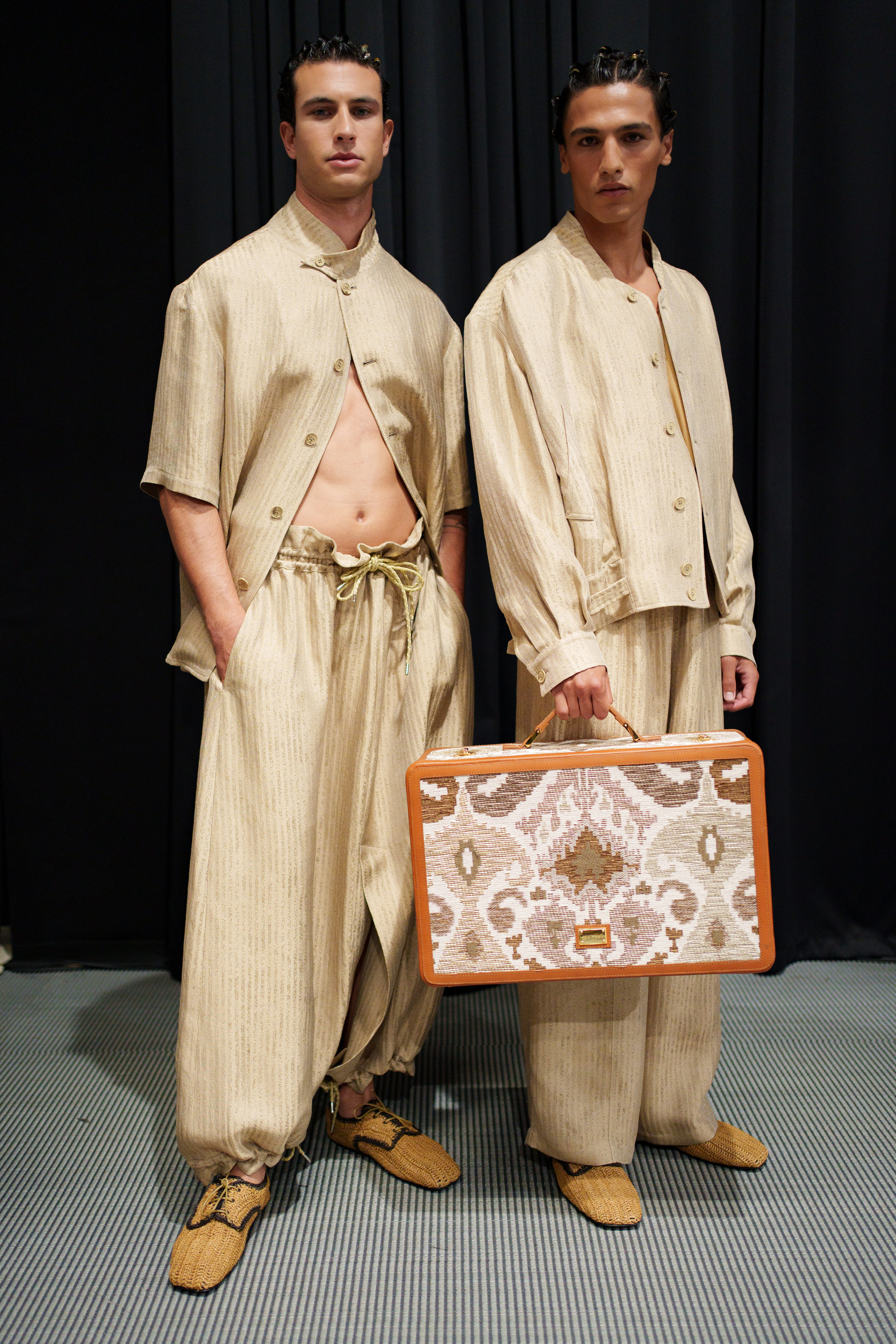 Emporio Armani Spring 2026 Men's Fashion Show Backstage