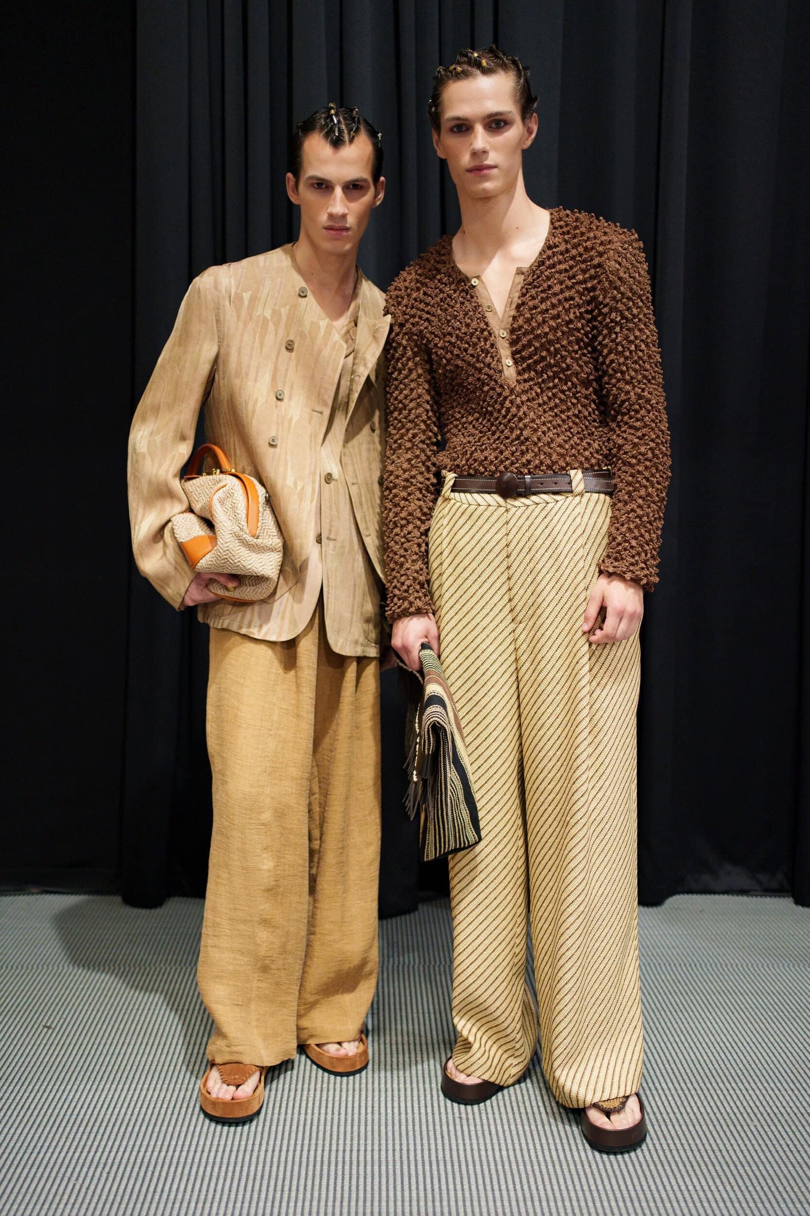 Emporio Armani Spring 2026 Men's Fashion Show Backstage