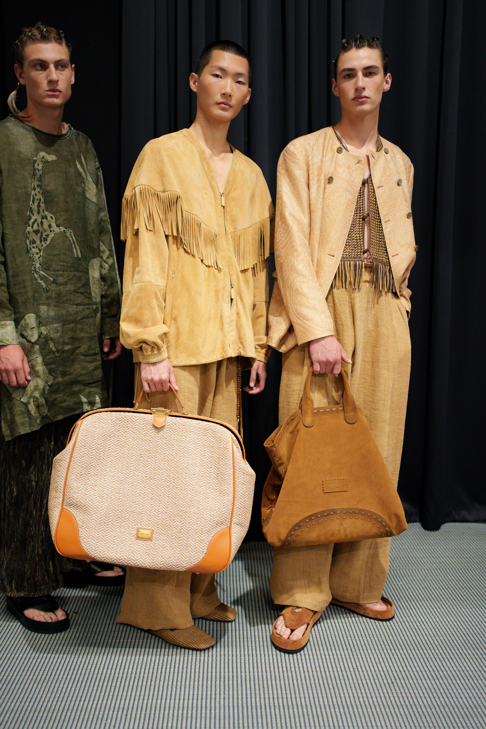 Emporio Armani Spring 2026 Men's Fashion Show Backstage