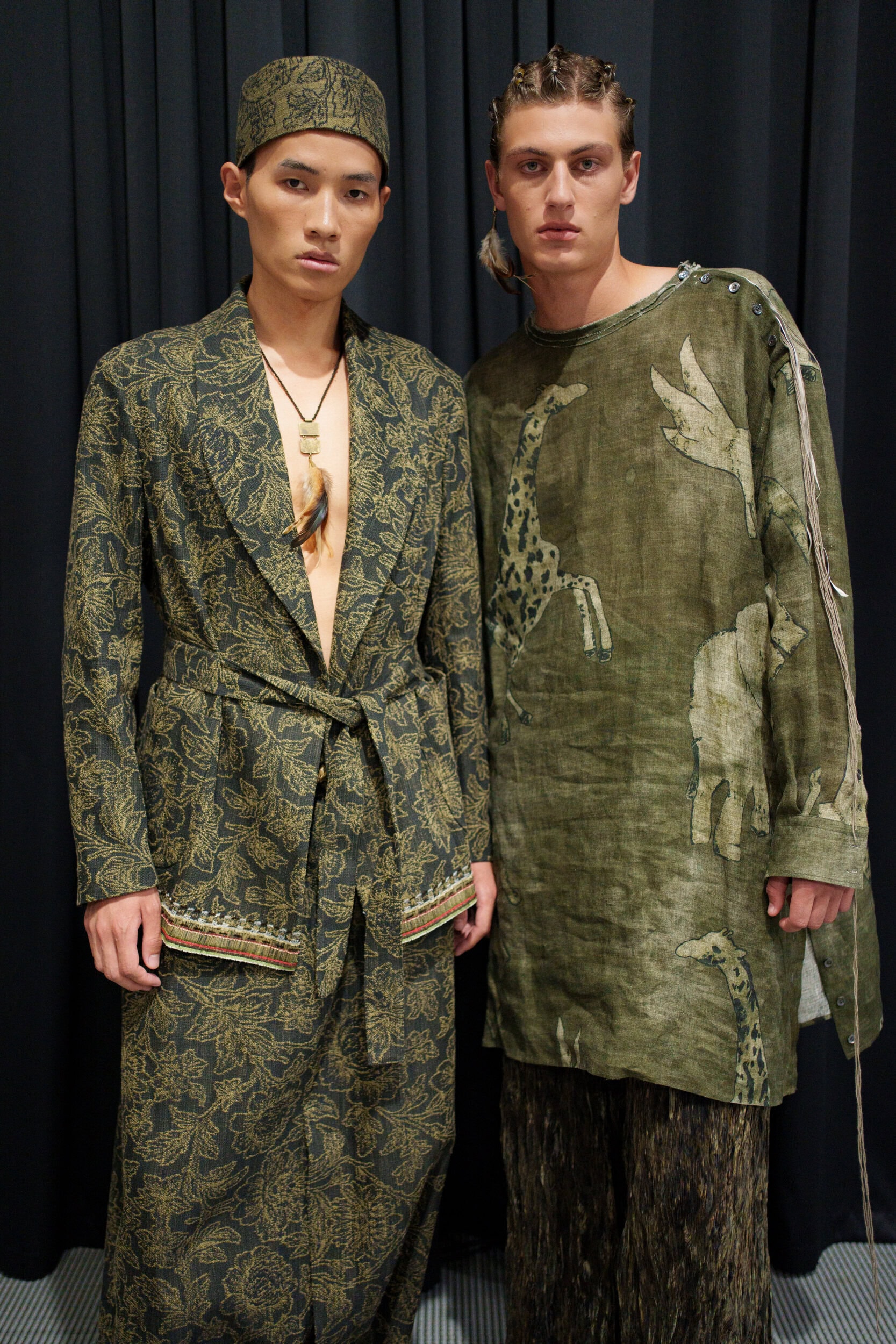 Emporio Armani Spring 2026 Men's Fashion Show Backstage