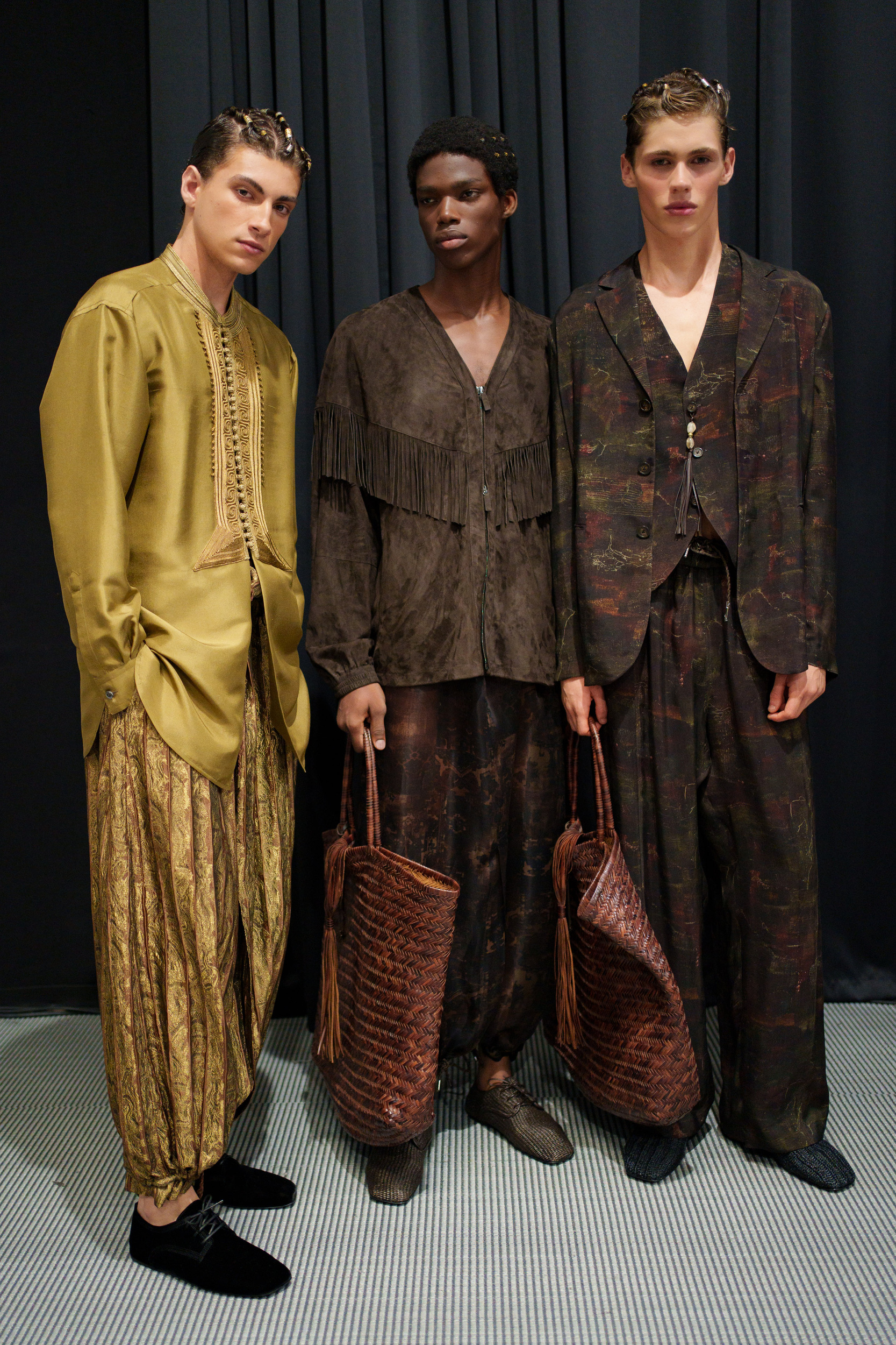 Emporio Armani Spring 2026 Men's Fashion Show Backstage
