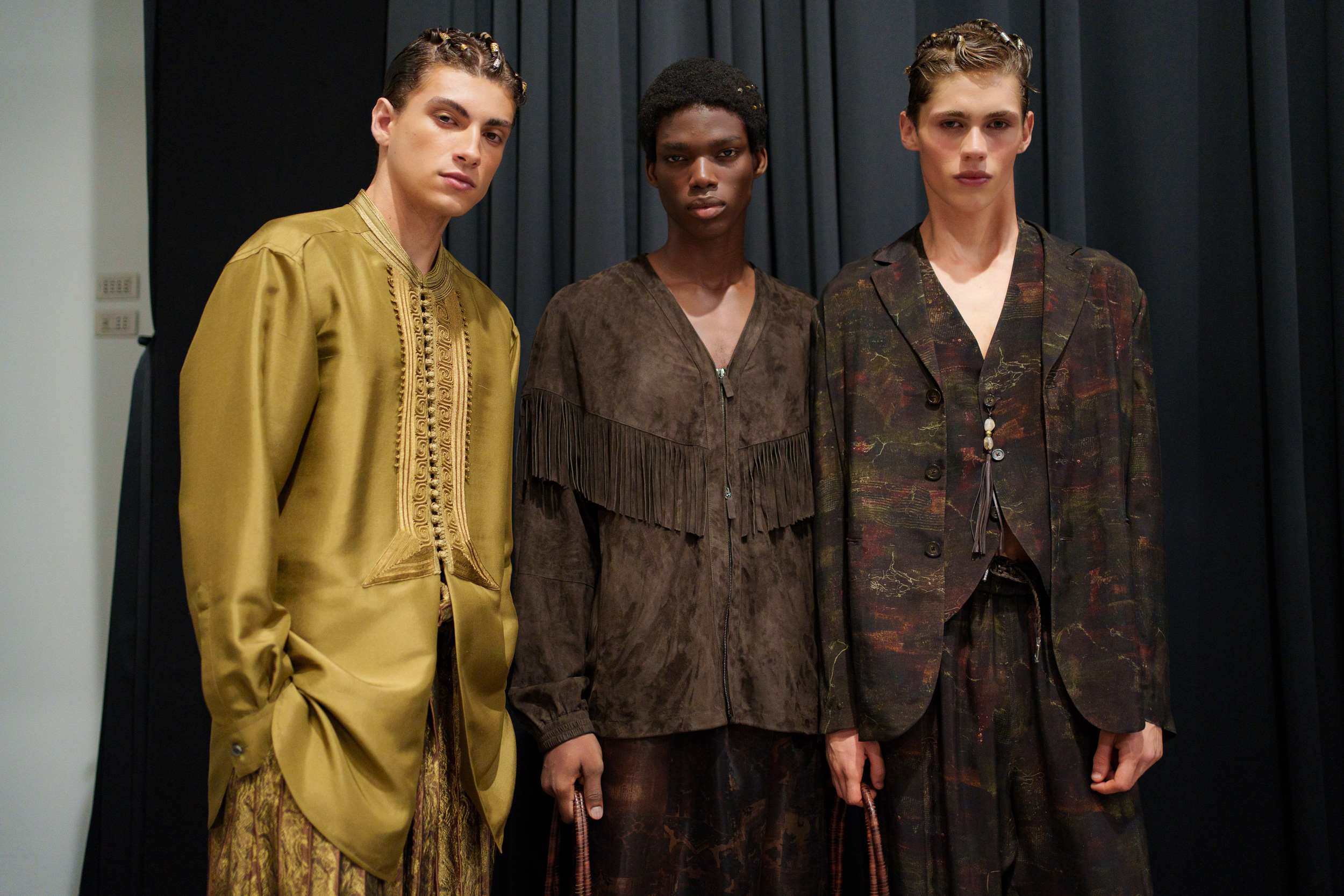 Emporio Armani Spring 2026 Men's Fashion Show Backstage