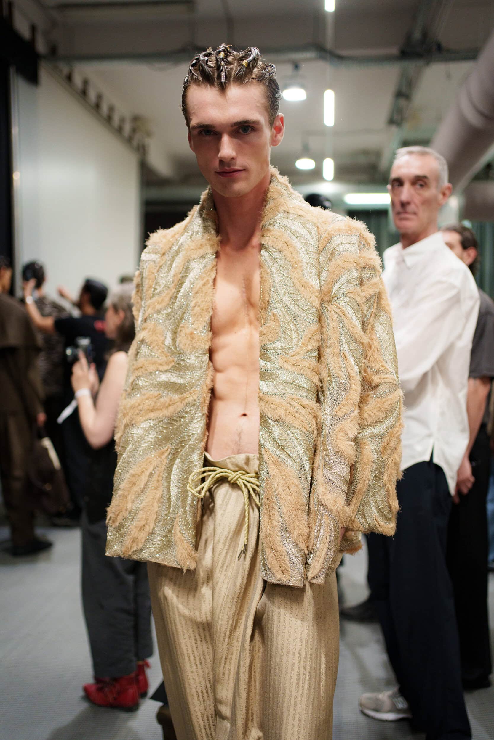 Emporio Armani Spring 2026 Men's Fashion Show Backstage