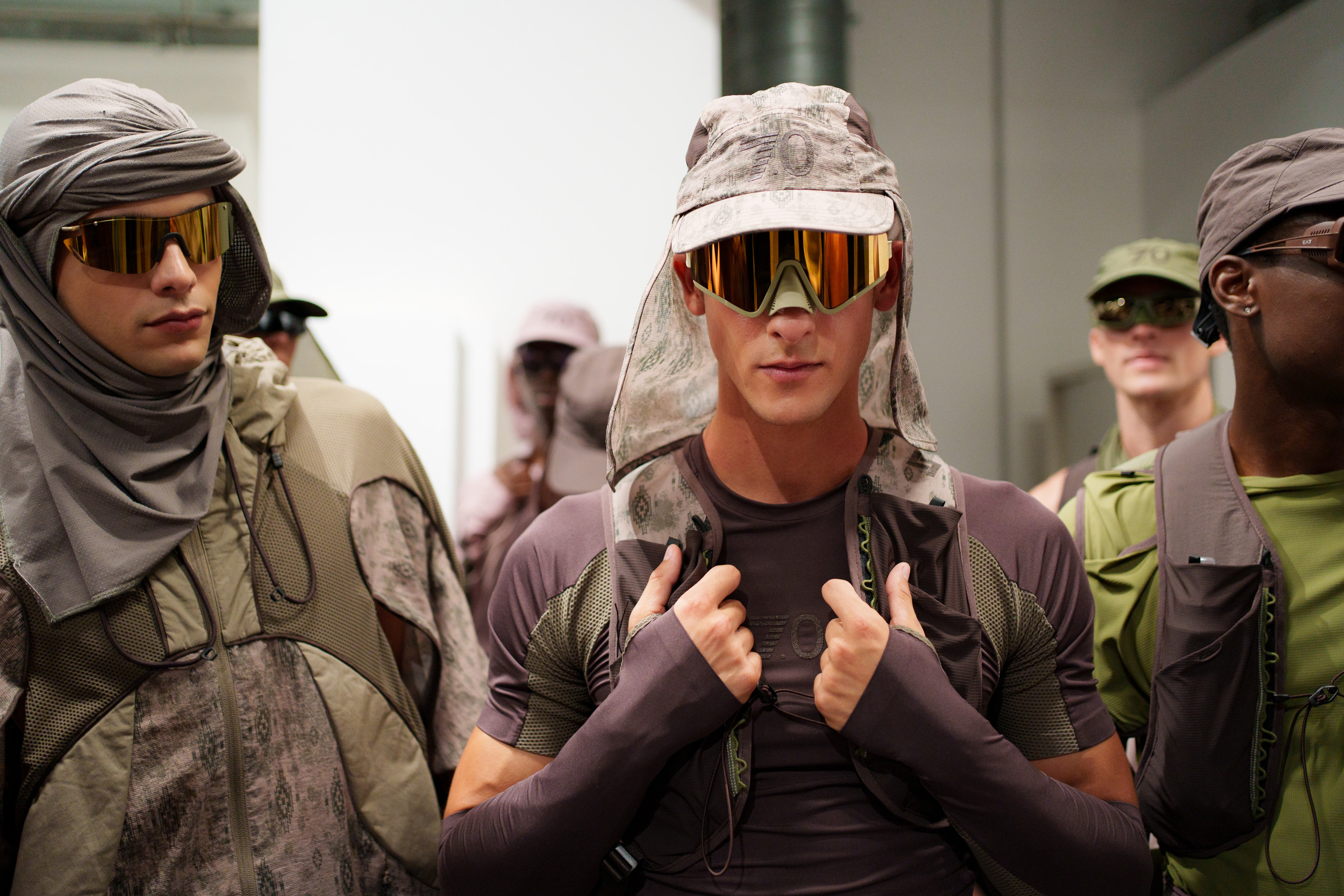 Emporio Armani Spring 2026 Men's Fashion Show Backstage