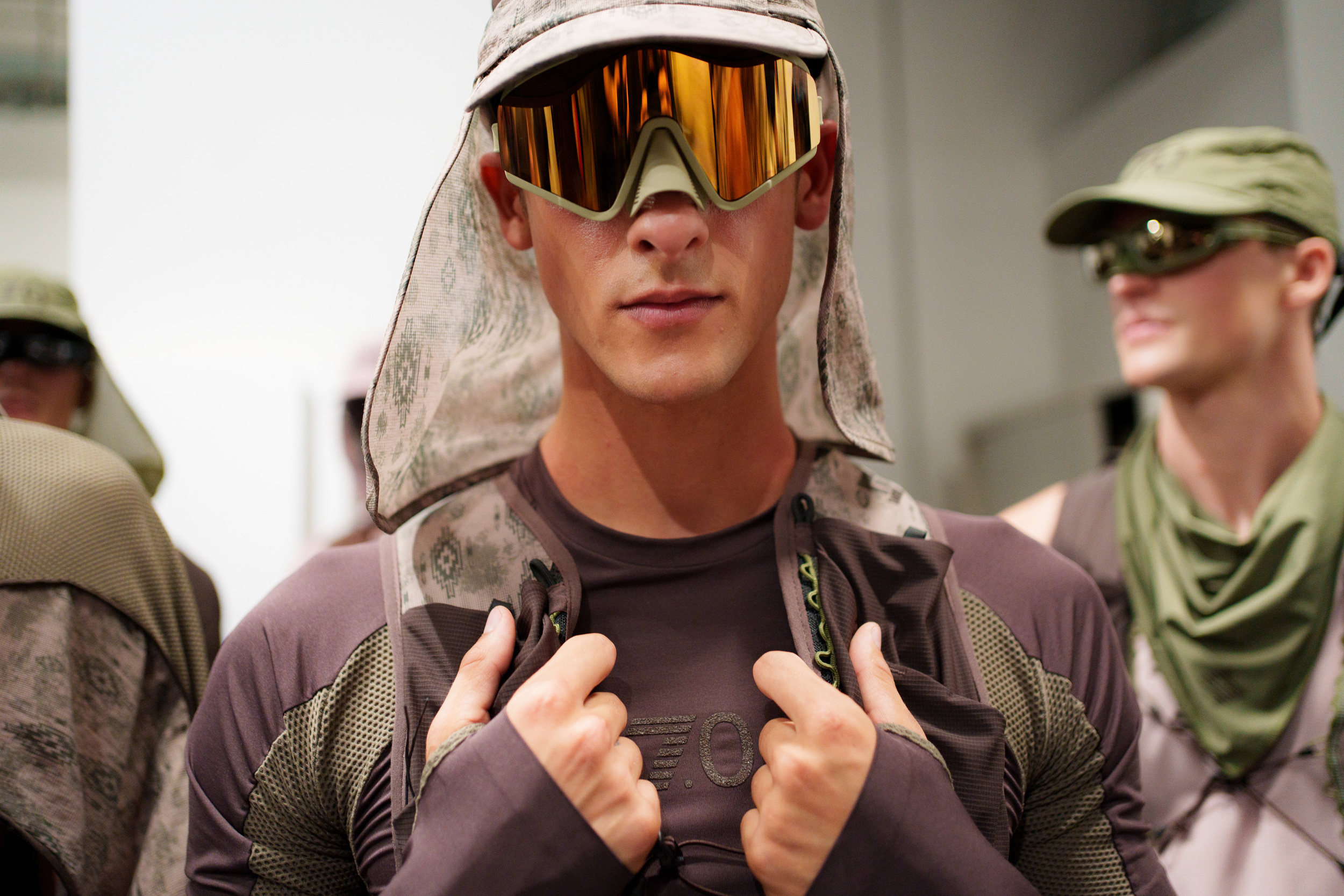 Emporio Armani Spring 2026 Men's Fashion Show Backstage