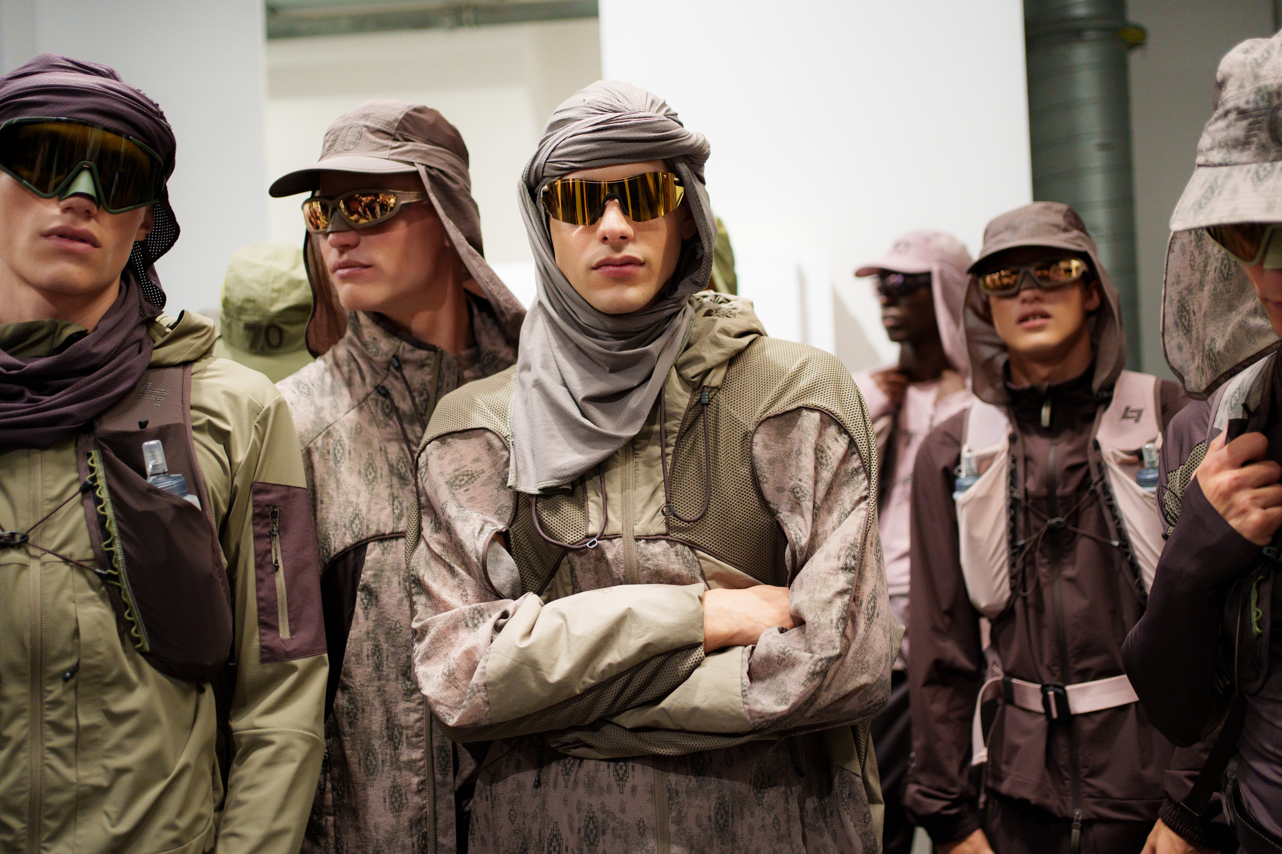 Emporio Armani Spring 2026 Men's Fashion Show Backstage