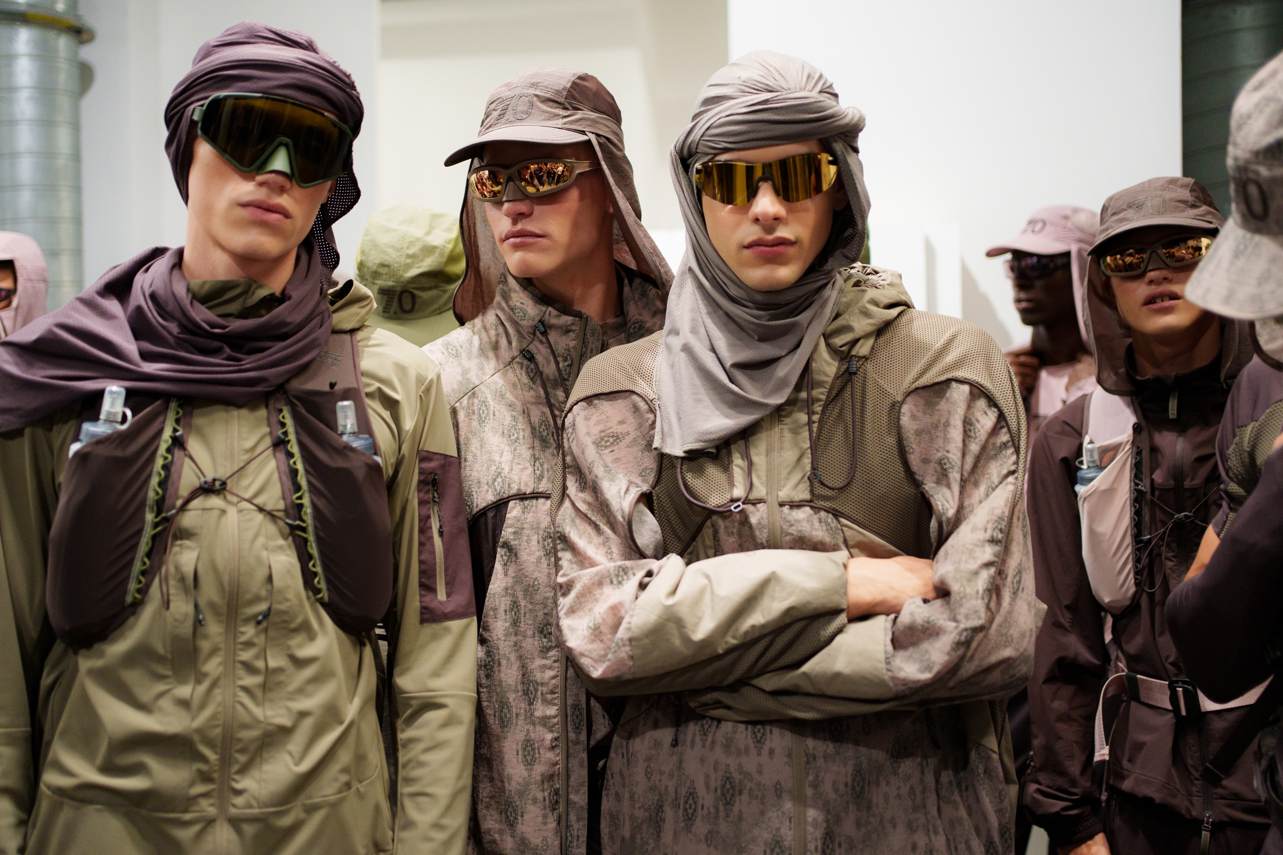 Emporio Armani Spring 2026 Men's Fashion Show Backstage