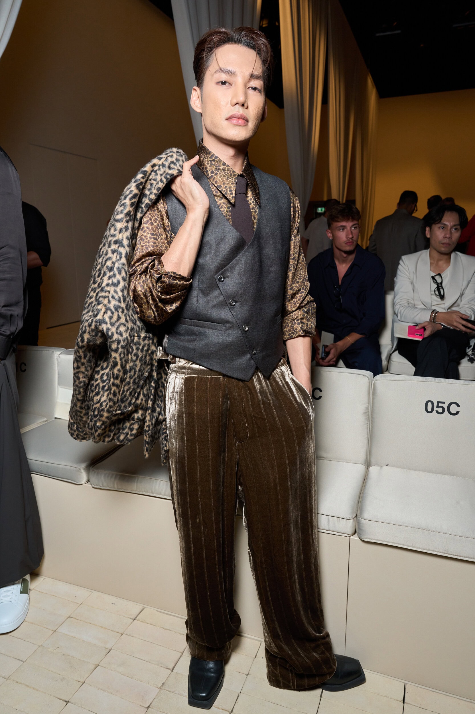 Emporio Armani Cel Spring 2026 Men's Fashion Show Front Row