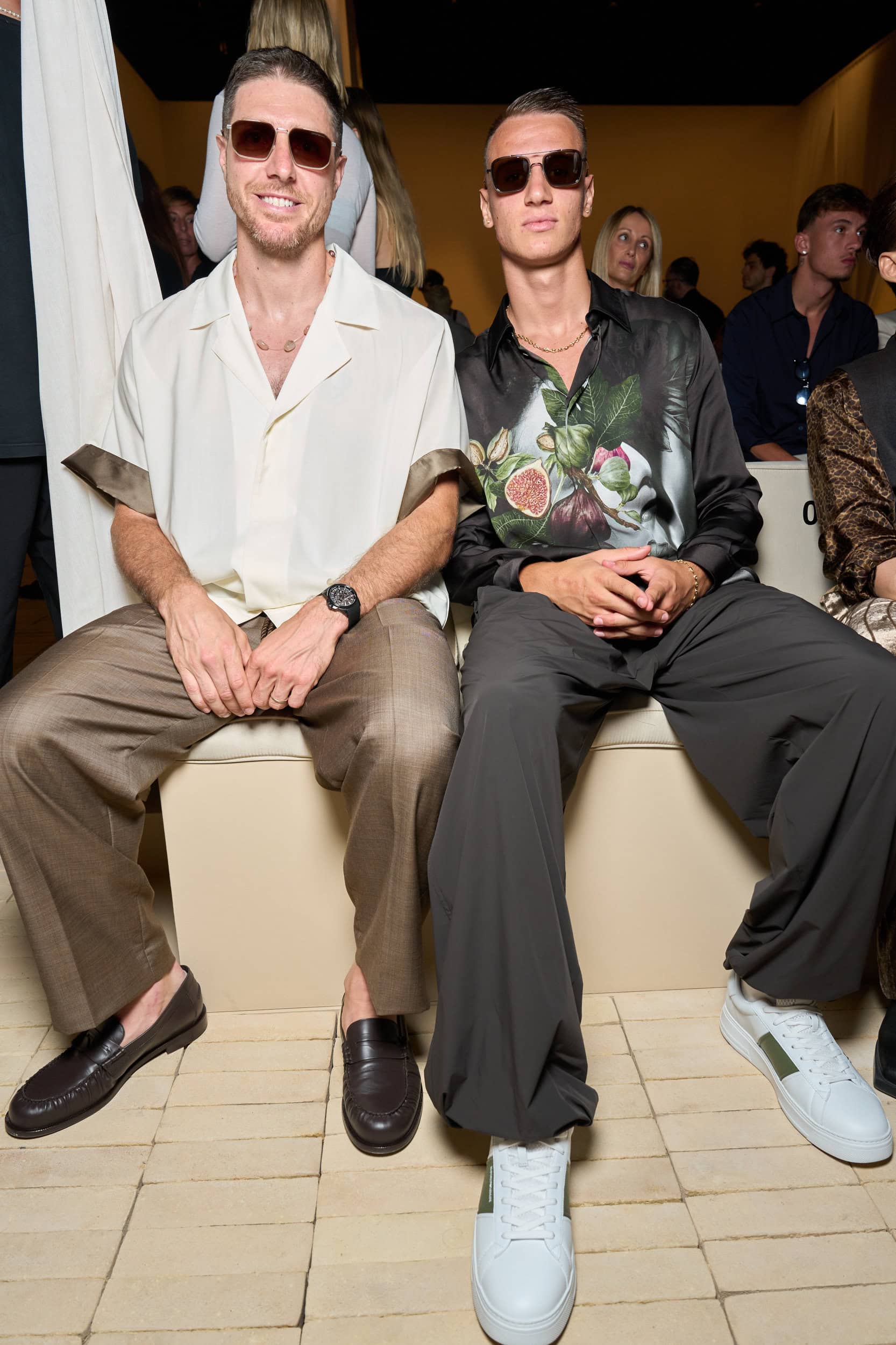 Emporio Armani Cel Spring 2026 Men's Fashion Show Front Row