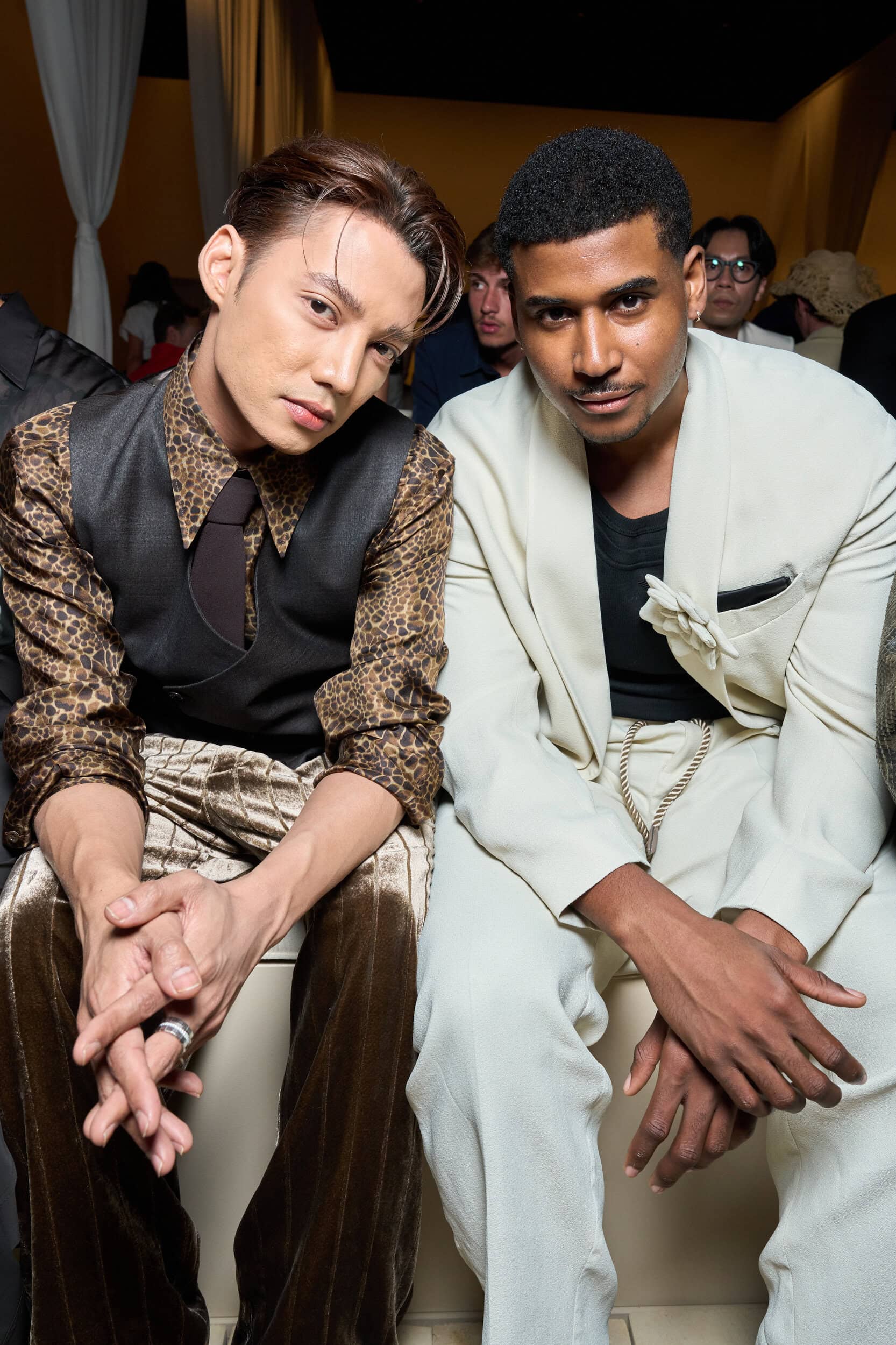 Emporio Armani Cel Spring 2026 Men's Fashion Show Front Row