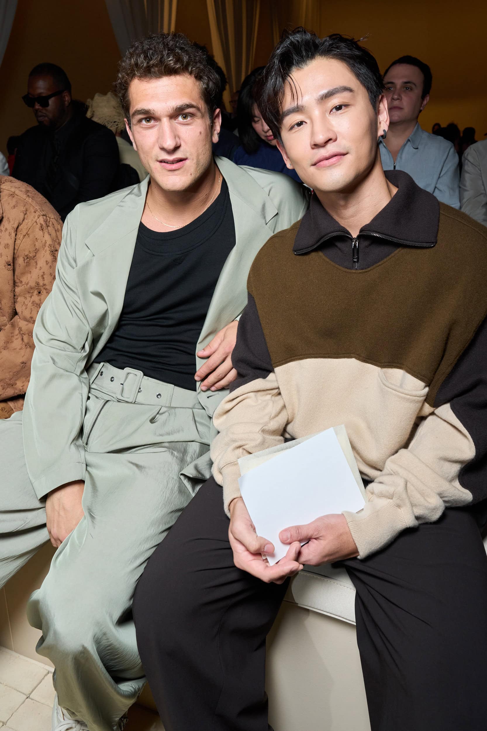 Emporio Armani Cel Spring 2026 Men's Fashion Show Front Row