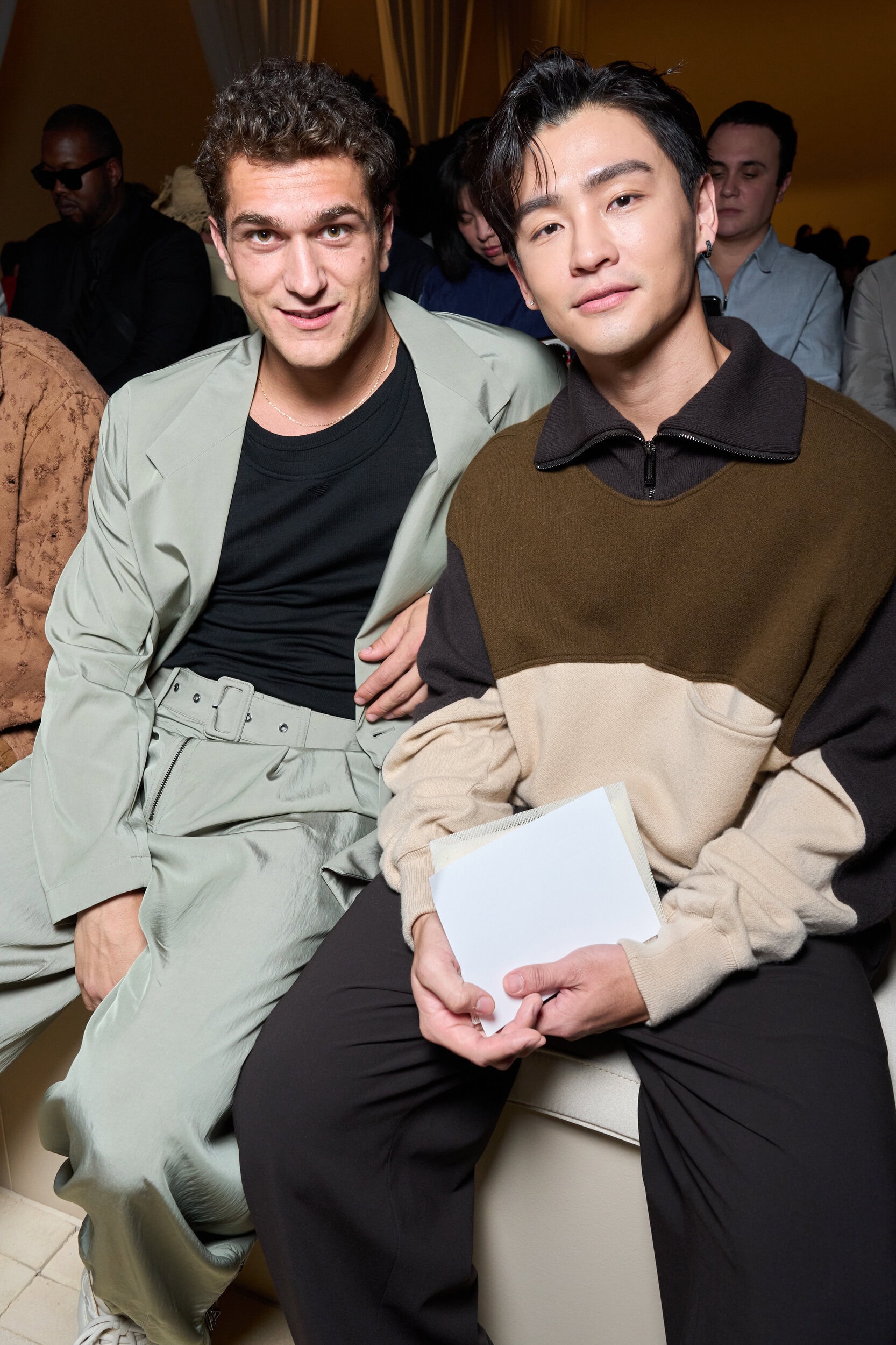 Emporio Armani Cel Spring 2026 Men's Fashion Show Front Row