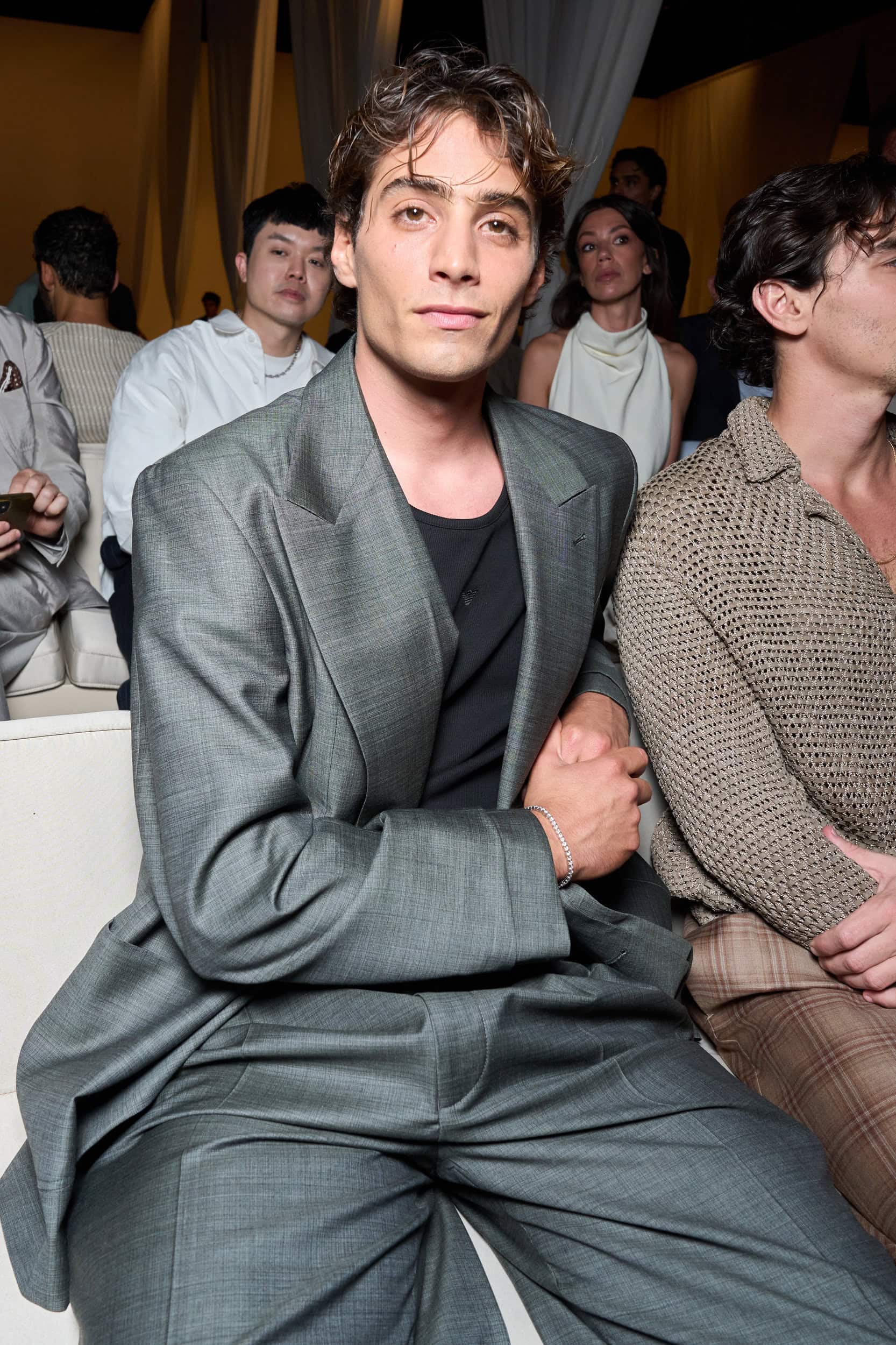 Emporio Armani Cel Spring 2026 Men's Fashion Show Front Row