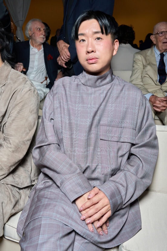 Emporio Armani Cel Spring 2026 Men's Fashion Show Front Row
