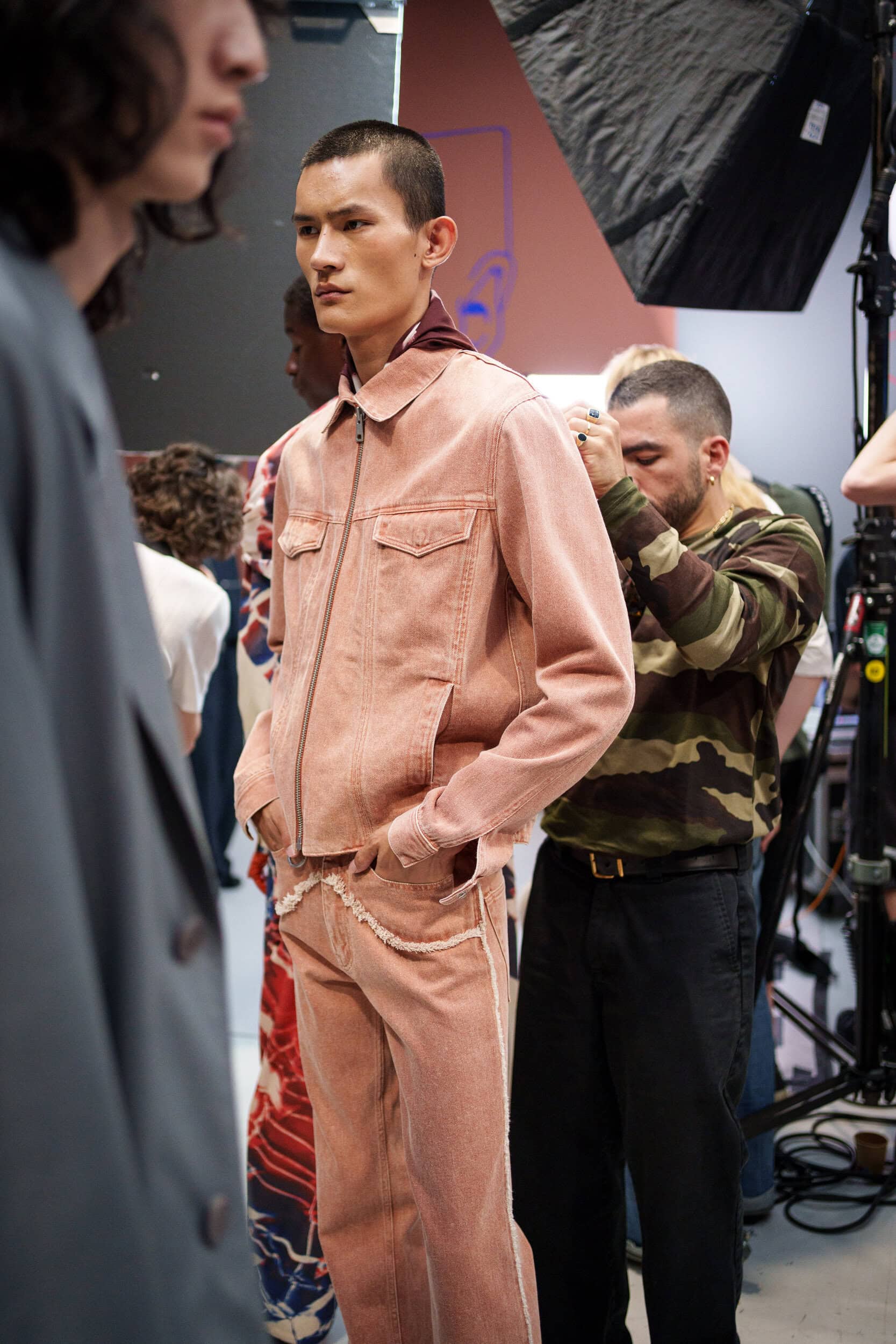 Etudes Spring 2026 Men's Fashion Show Backstage