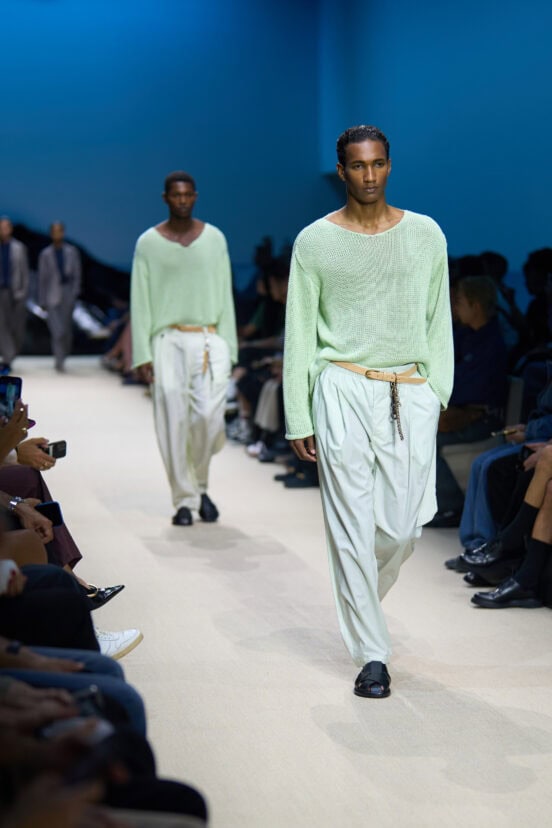 Giorgio Armani Spring 2026 Men's Fashion Show Atmosphere