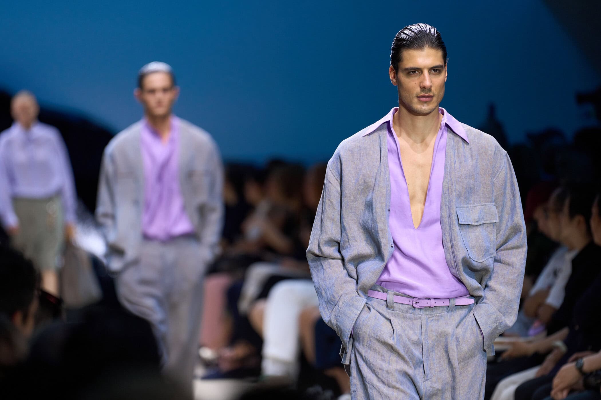 Giorgio Armani Spring 2026 Men's Fashion Show Atmosphere