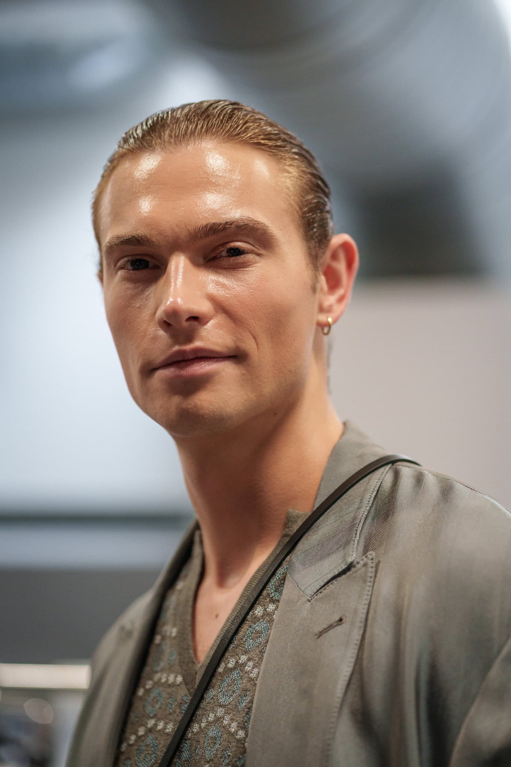 Giorgio Armani Spring 2026 Men's Fashion Show Backstage