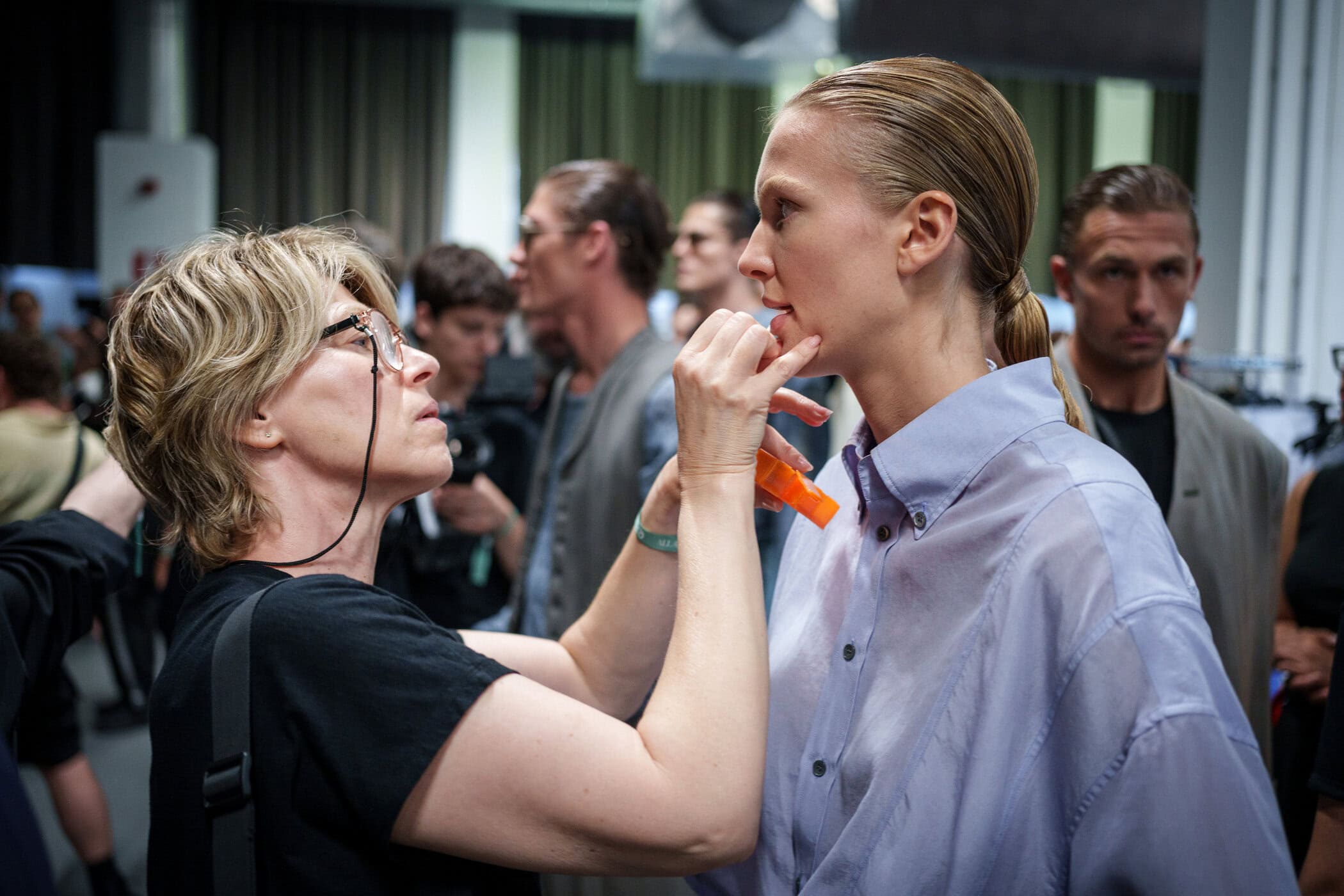 Giorgio Armani Spring 2026 Men's Fashion Show Backstage