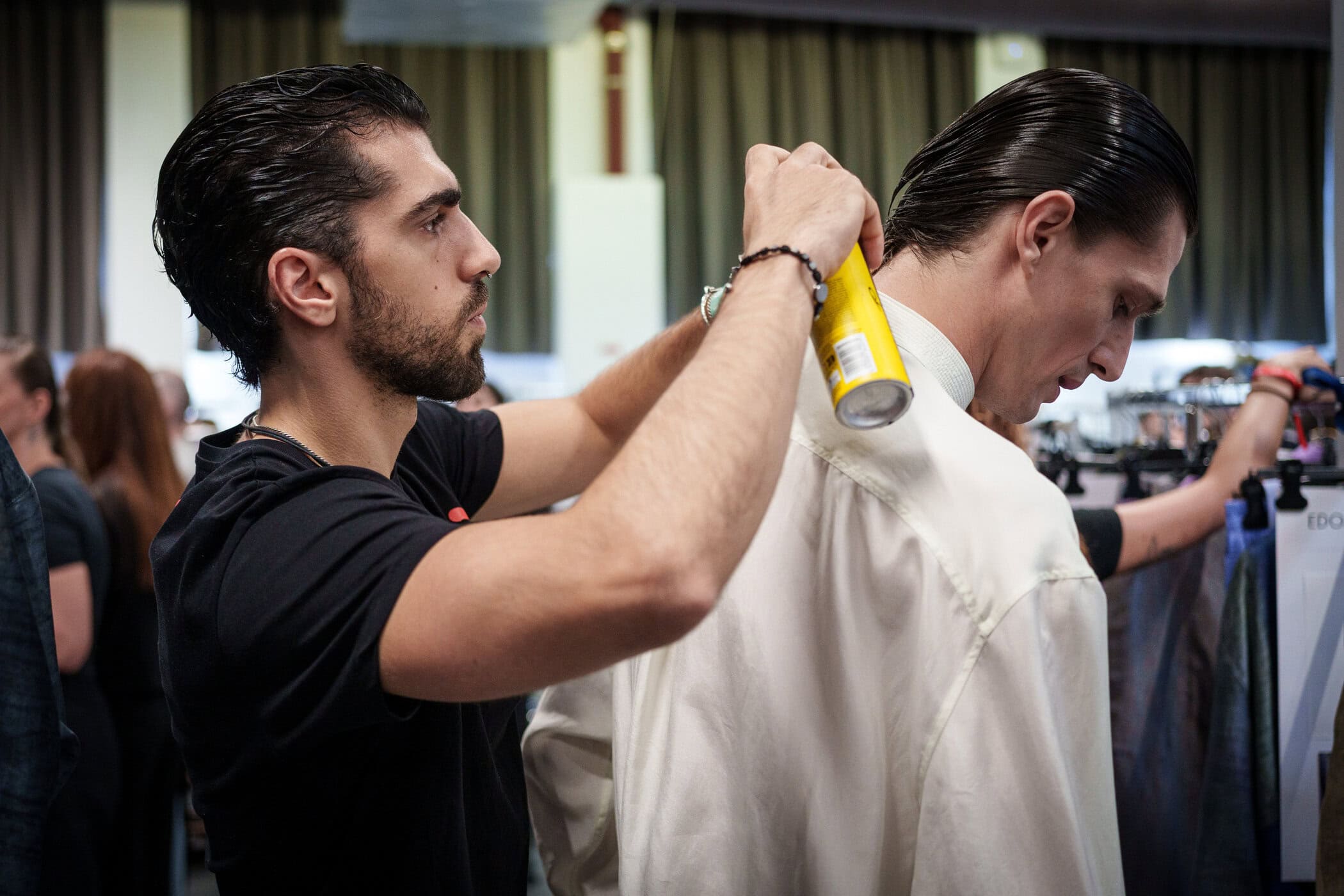 Giorgio Armani Spring 2026 Men's Fashion Show Backstage